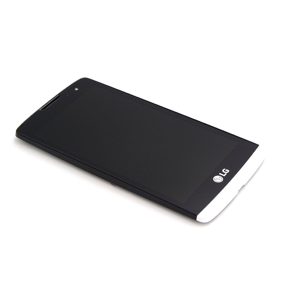 Display Complete with Housing For LG Leon (H340N) White OEM-Equivalent