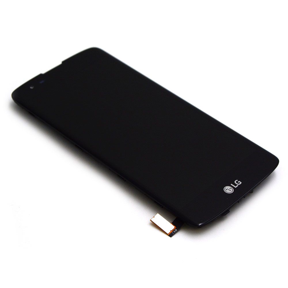 Display Complete with Housing For LG K8 (K350N) Black OEM-Equivalent