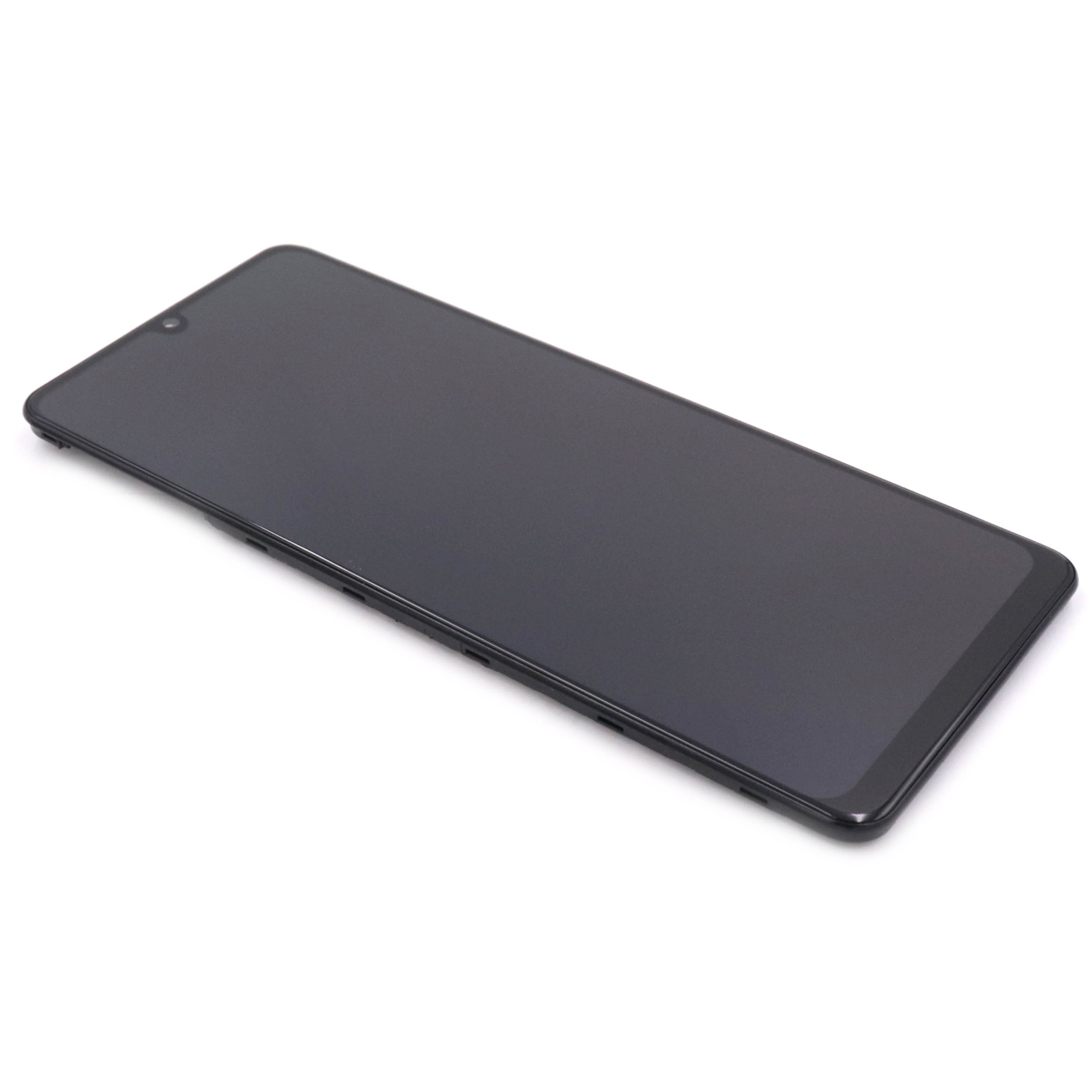 Display Complete with Housing For Samsung Galaxy A31 Black Service Pack