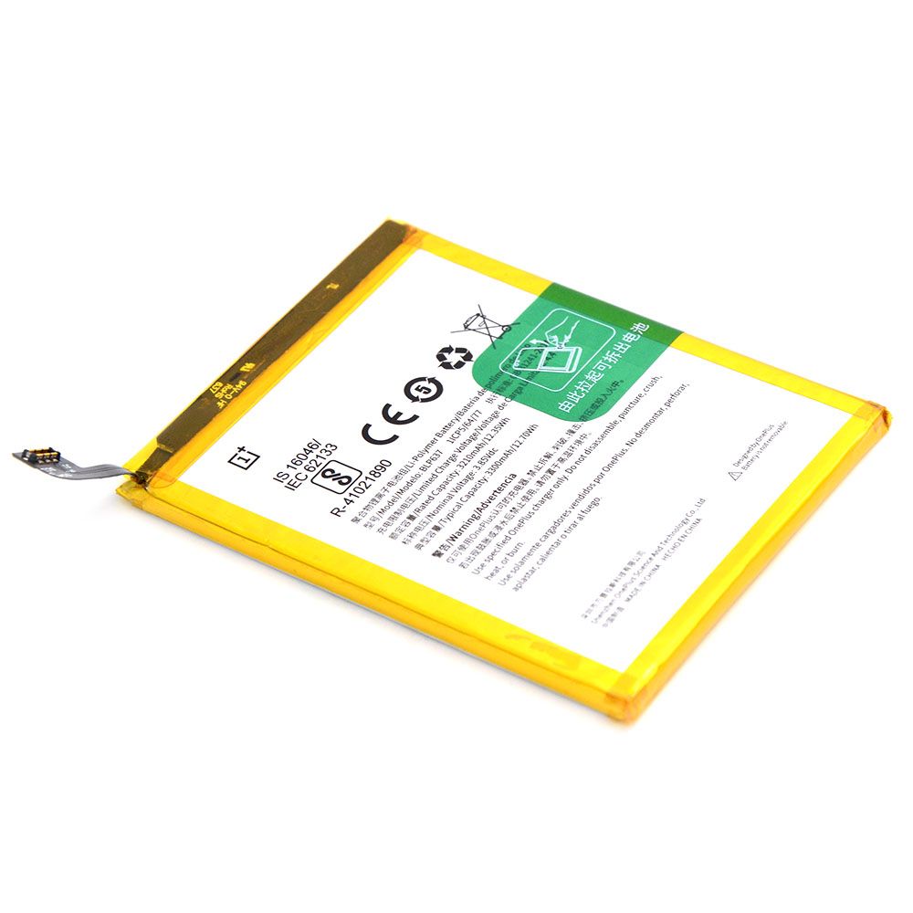Battery (BLP637) For OnePlus 5 OEM-Equivalent