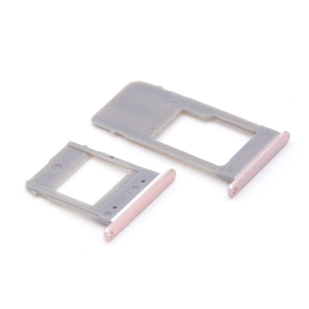 Nano Sim Card Tray For Samsung Galaxy A5 2017 (A520F) Pink OEM-Equivalent
