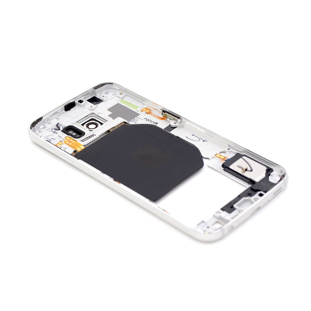 Rear Housing For Samsung Galaxy S6 White OEM-Equivalent