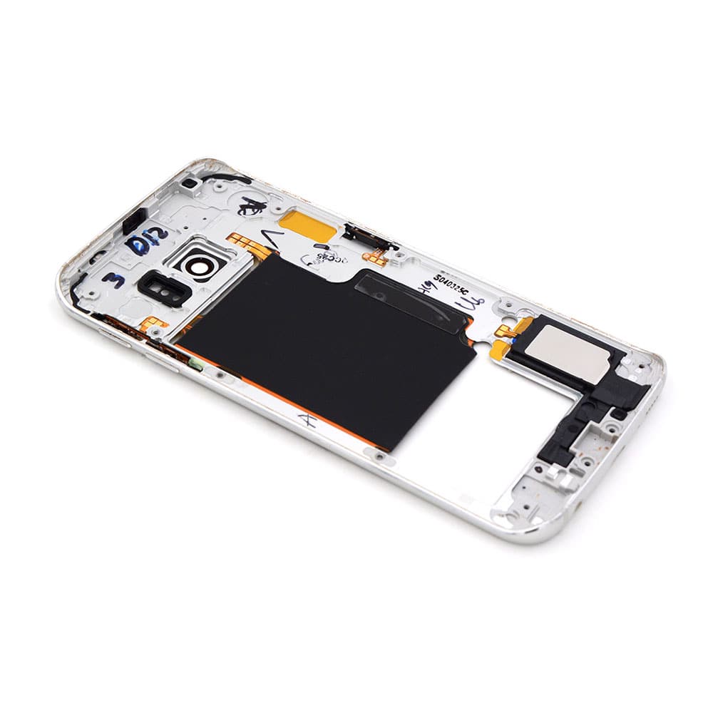 Rear Housing For Samsung Galaxy S6 Edge Silver OEM-Equivalent