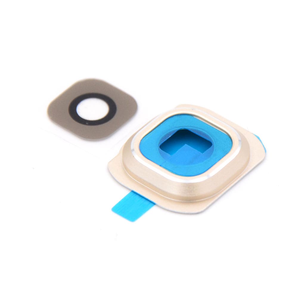 Rear-facing Camera Lens Cover For Samsung Galaxy S6 Edge Gold OEM-Equivalent