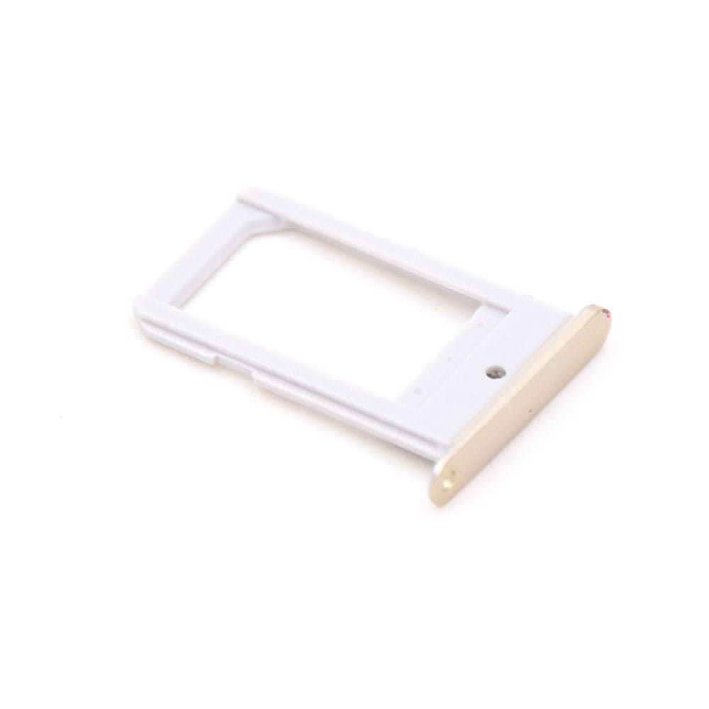 Nano Sim Card Tray For Samsung Galaxy S6 Edge Gold OEM-Equivalent