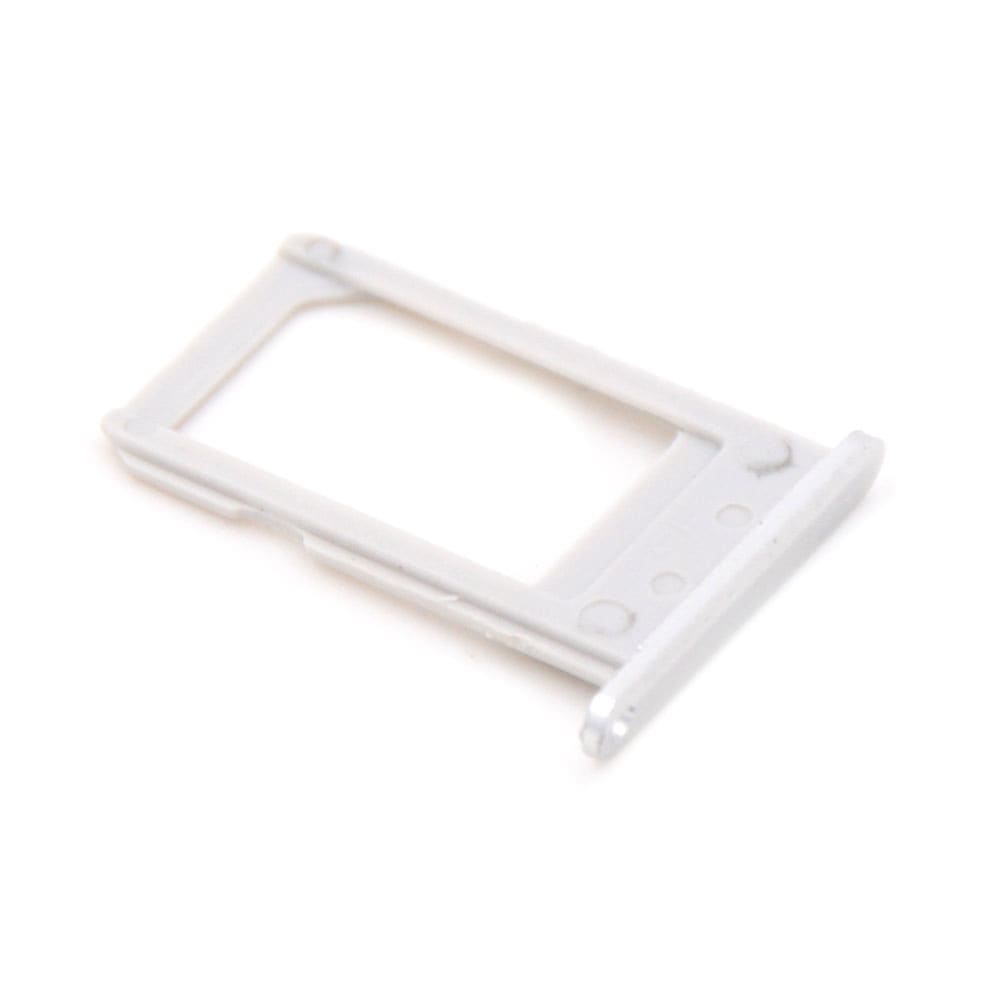 Nano Sim Card Tray For Samsung Galaxy S6 Edge White OEM-Equivalent