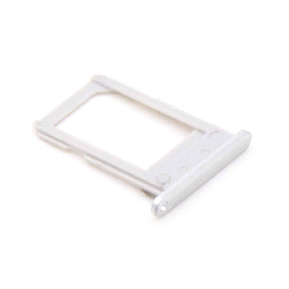 Nano Sim Card Tray For Samsung Galaxy S6 Edge Plus Silver OEM-Equivalent