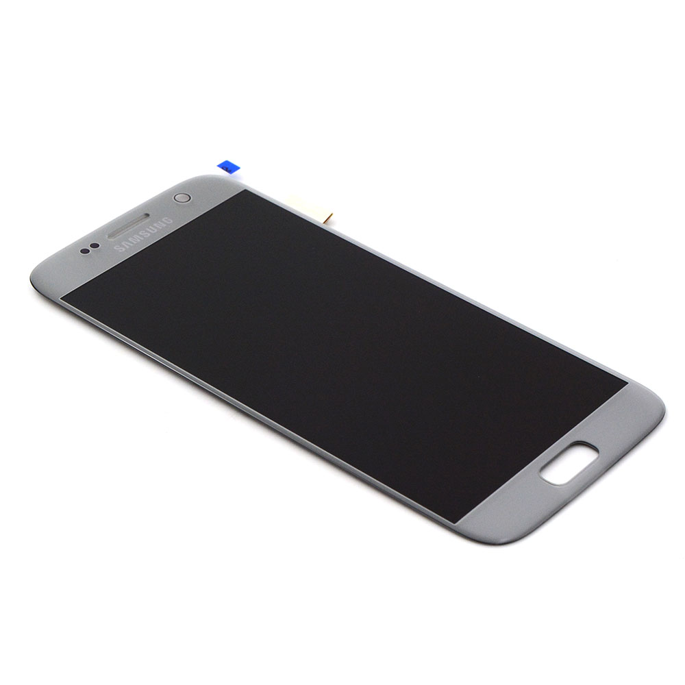 Display (without Adhesive) For Samsung Galaxy S7 Silver Service Pack