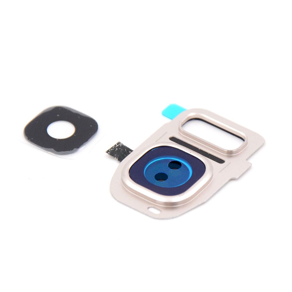 Rear-facing Camera Lens Cover For Samsung Galaxy S7 Edge Gold OEM-Equivalent