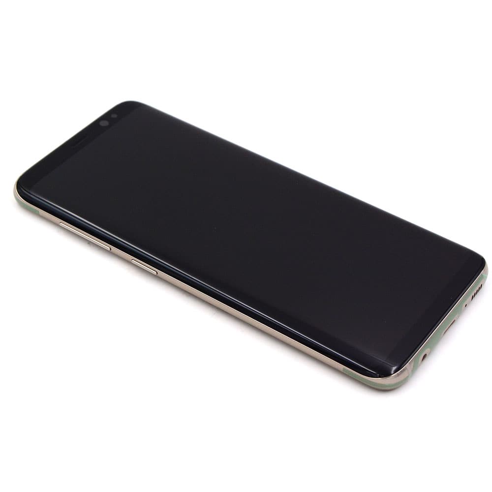 Display Complete with Housing For Samsung Galaxy S8 Gold Service Pack