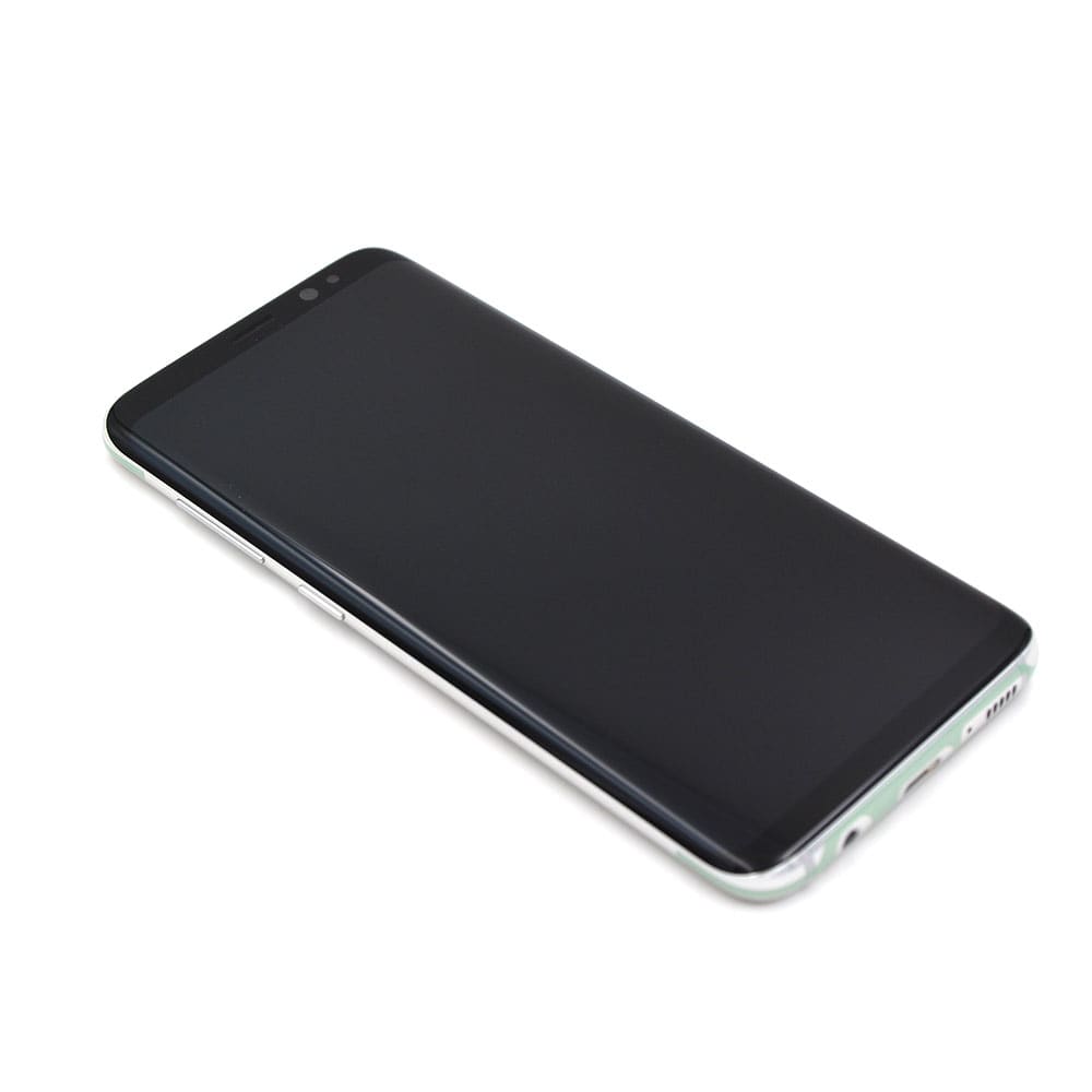 Display Complete with Housing For Samsung Galaxy S8 Silver Service Pack