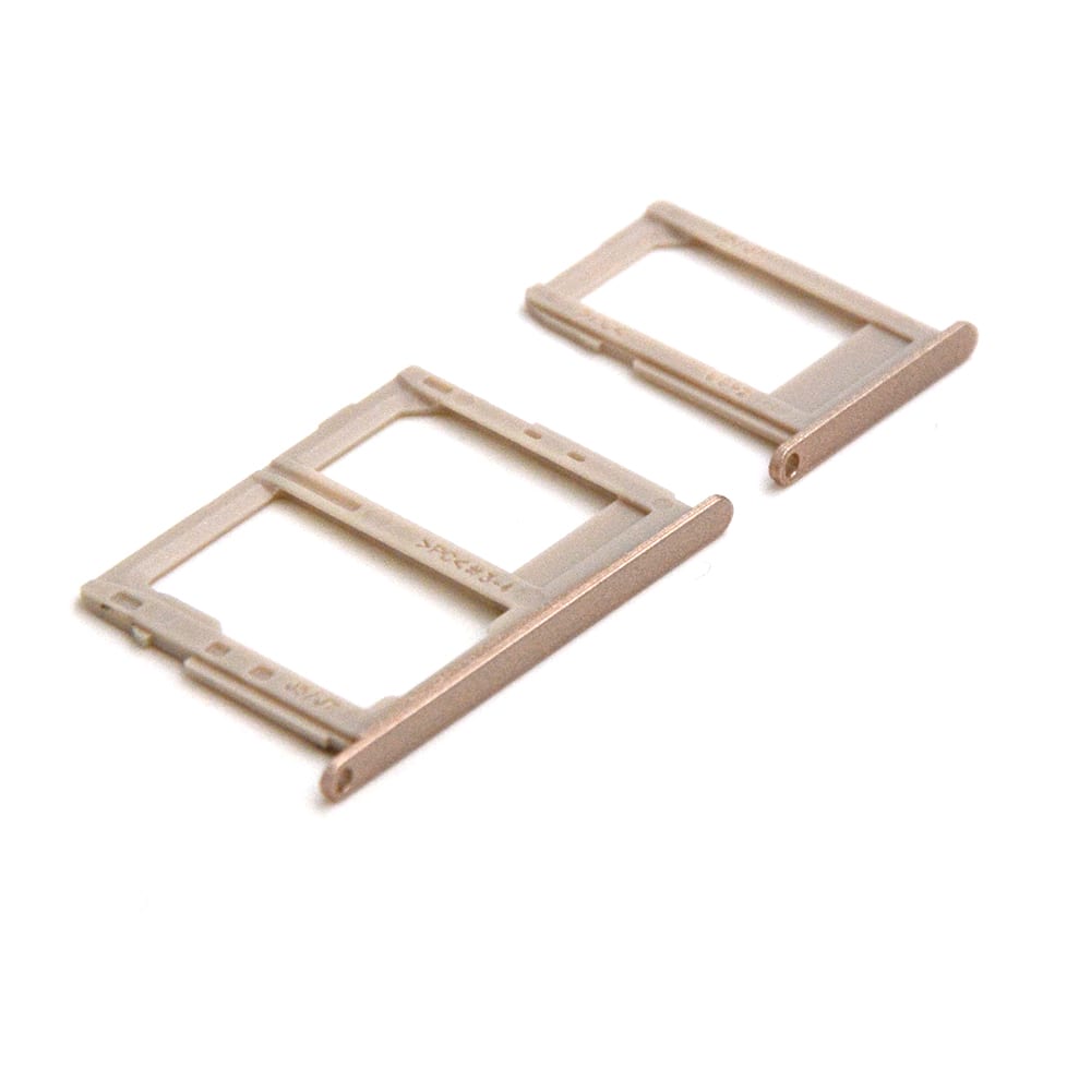 Nano Sim Card Tray For Samsung Galaxy J7 2017 (J730F) Gold OEM-Equivalent