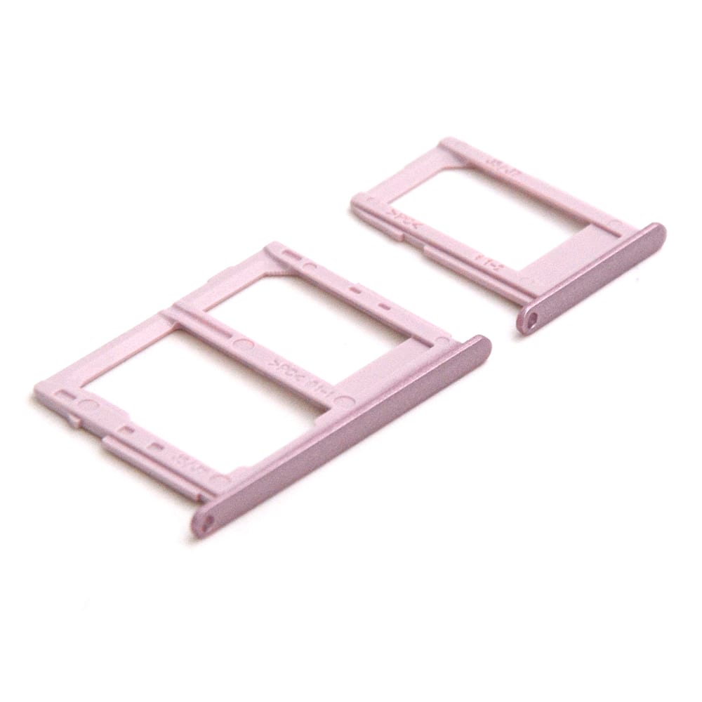 Nano Sim Card Tray For Samsung Galaxy J7 2017 (J730F) Pink OEM-Equivalent