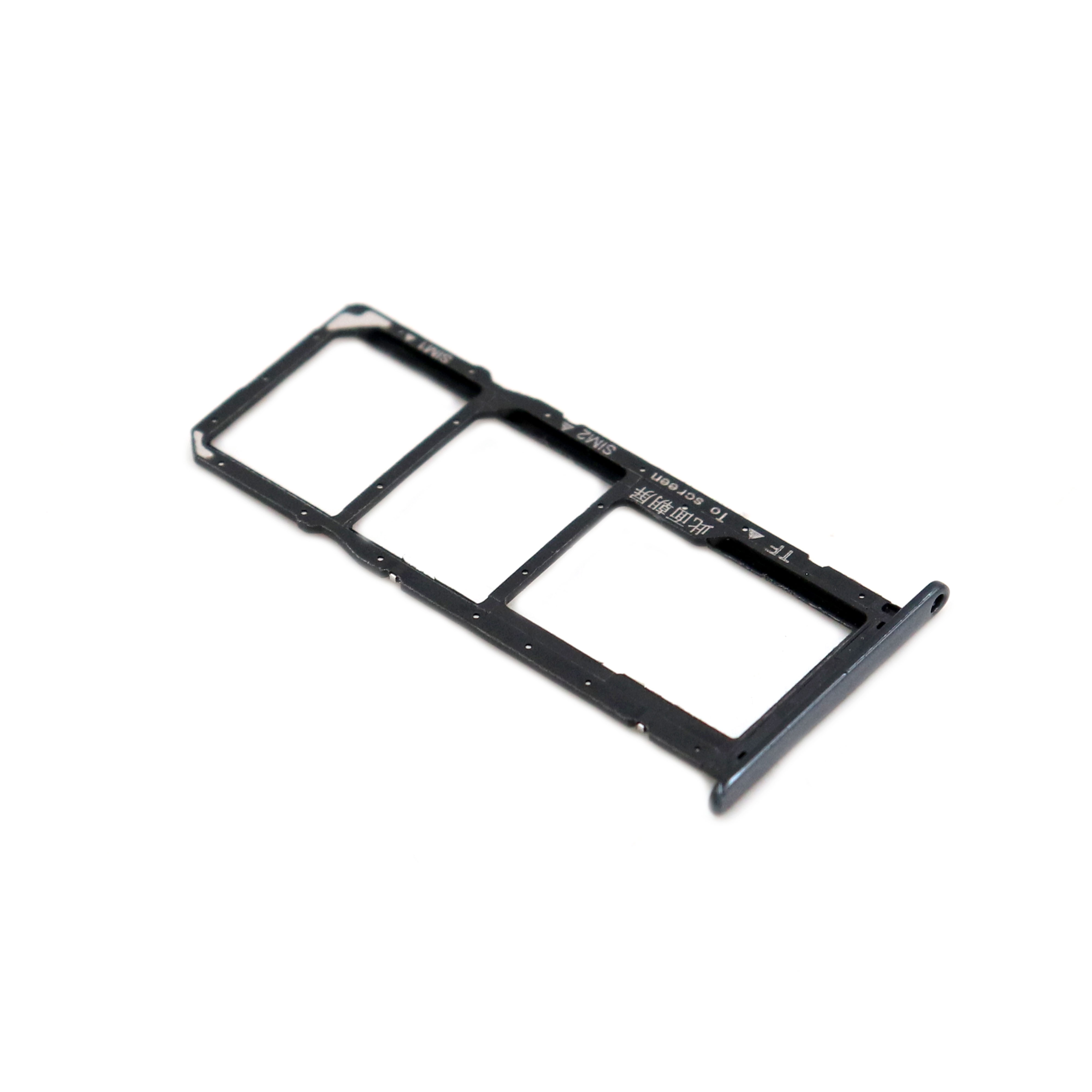 Nano Sim Card Tray For Huawei Y6 2018 Black OEM-Equivalent