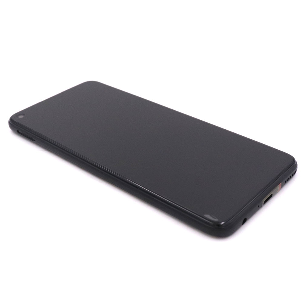 Display complete with housing and battery For Huawei P40 Lite 5G Black Service Pack