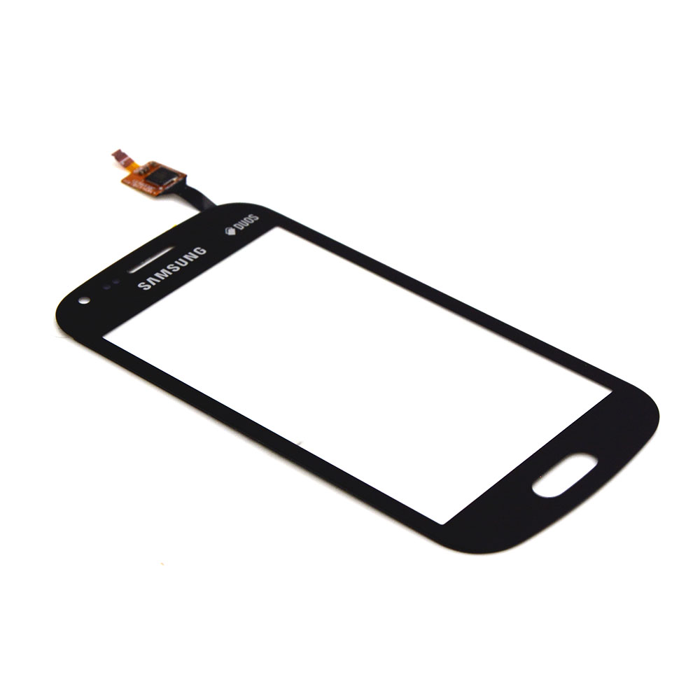 Touchscreen (with Adhesive) For Samsung Trend Plus (S7580) Black OEM-Equivalent
