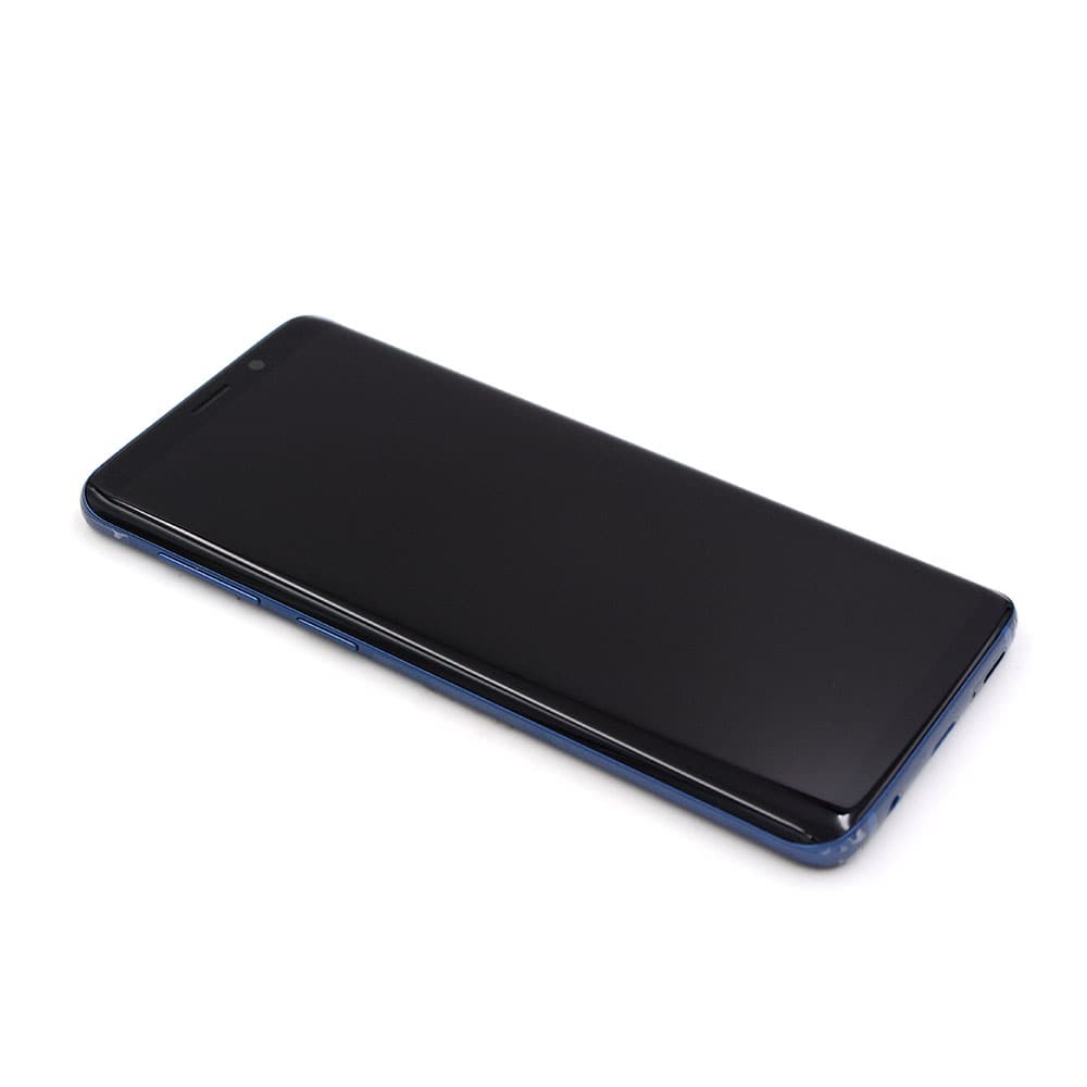 Display Complete with Housing For Samsung Galaxy S9 Blue Service Pack