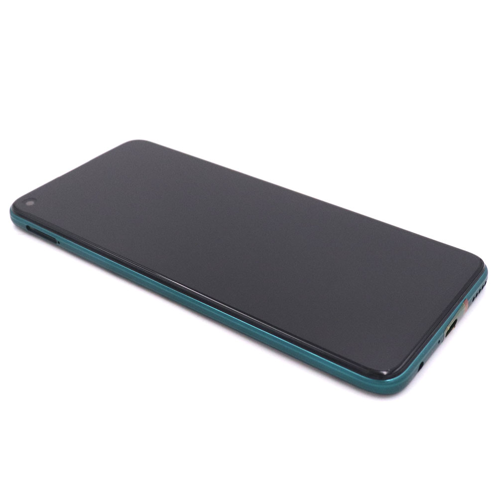 Display complete with housing and battery For Huawei P40 Lite 5G Green Service Pack