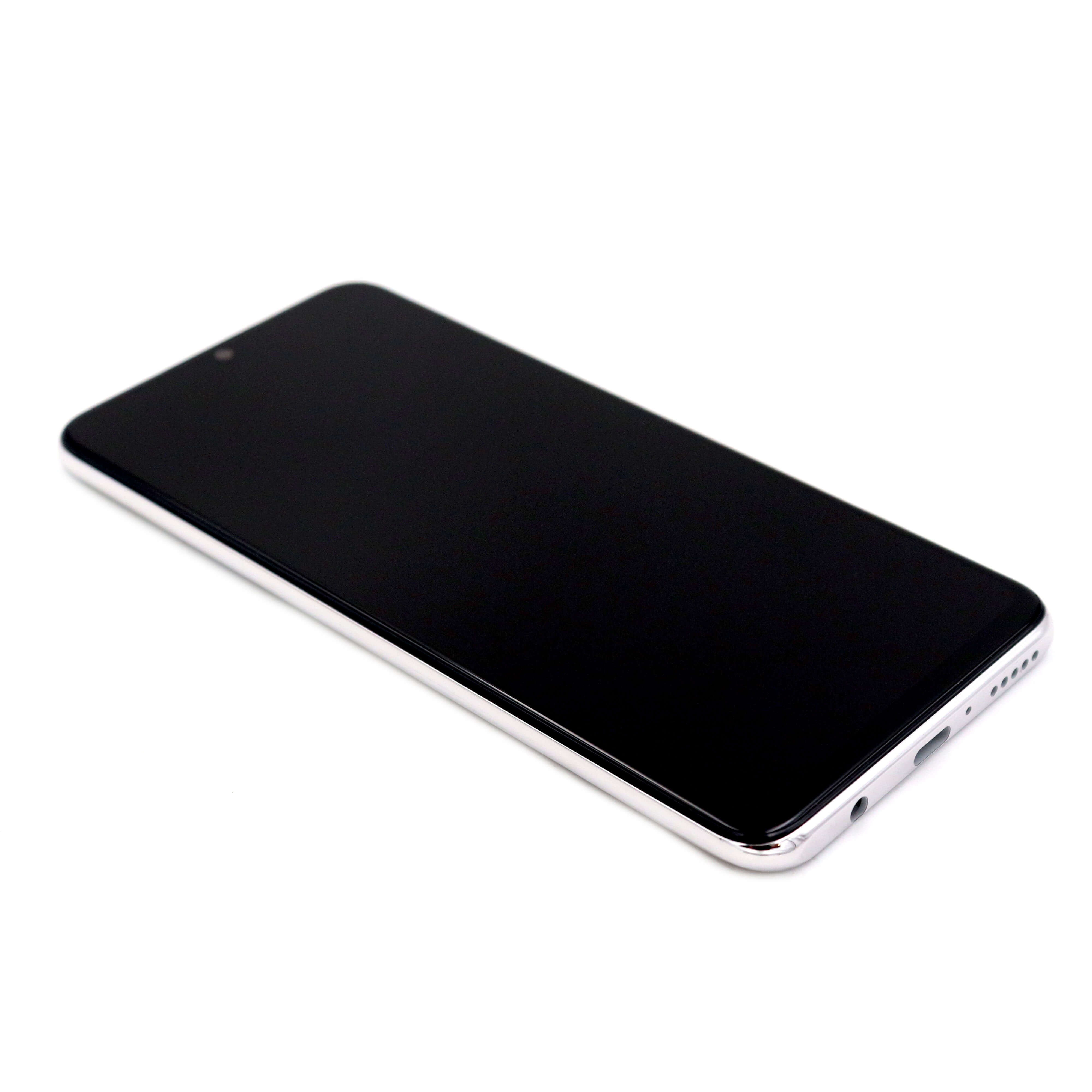 Display Complete with Housing For Huawei P30 Lite (48MP) (MAR-LX1A) White OEM-Equivalent