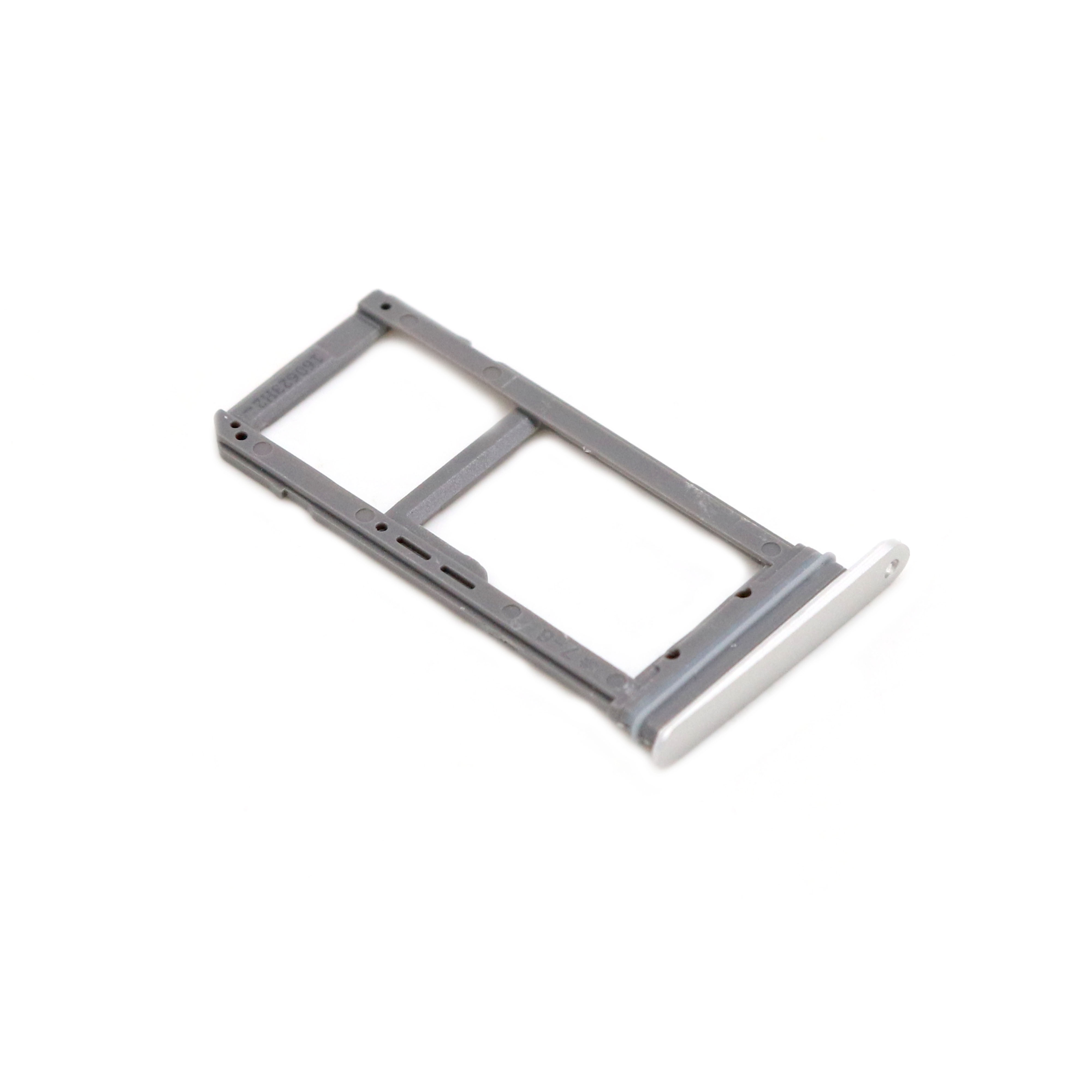 Nano Sim Card Tray For Samsung Galaxy S7 Edge Silver OEM-Equivalent