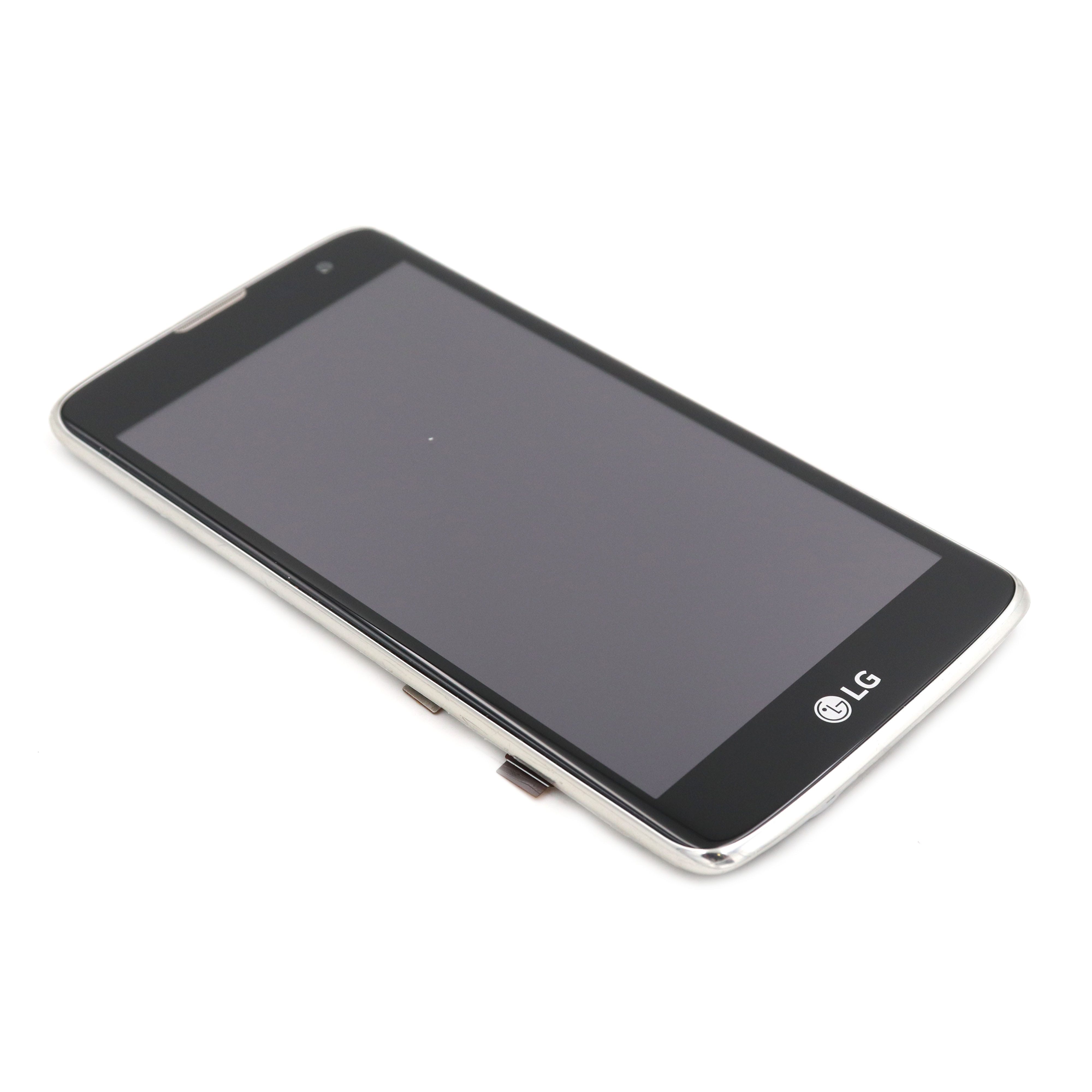 Display Complete with Housing For LG Q7 Black OEM-Equivalent