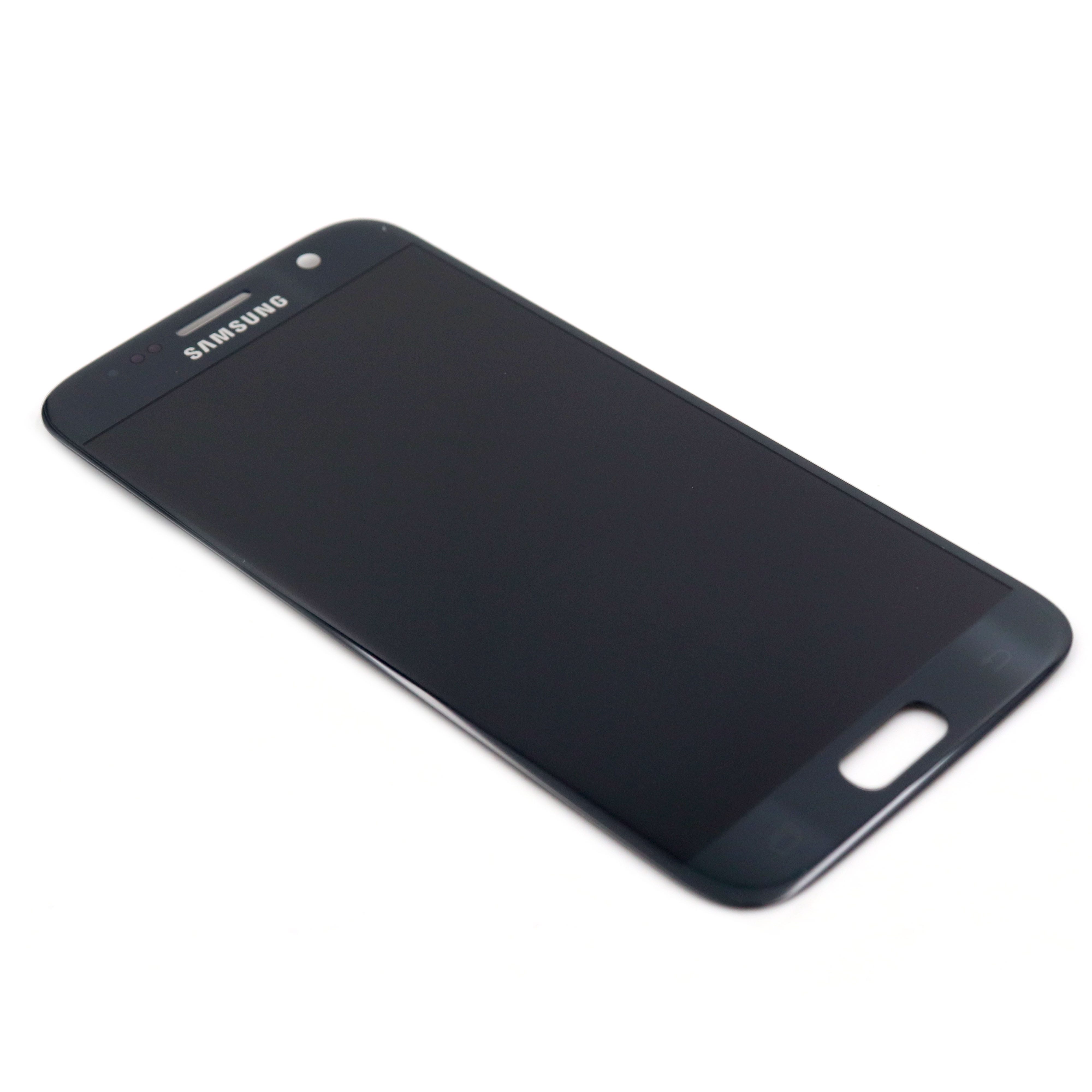 Display (without Adhesive) For Samsung Galaxy S7 Black Service Pack