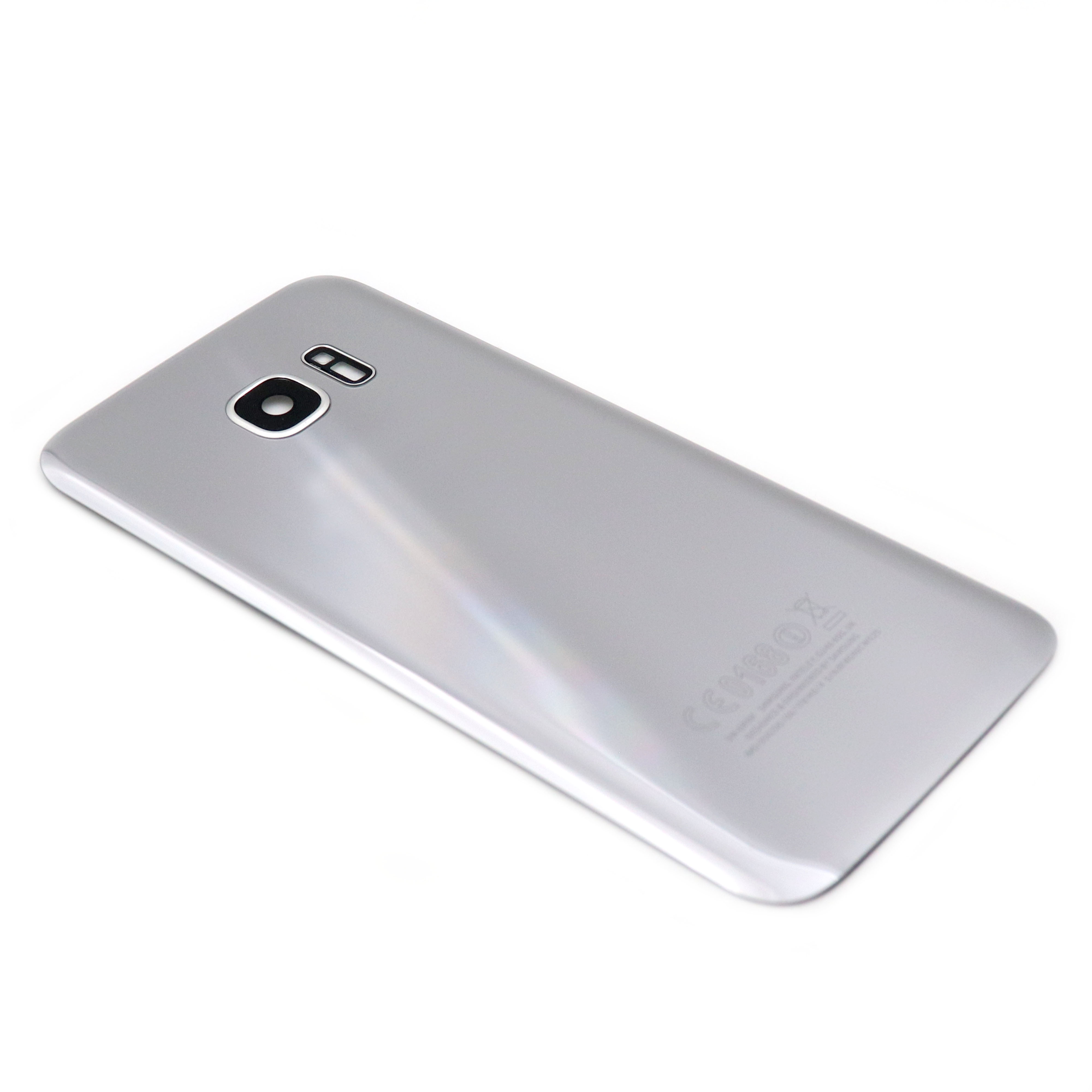 Back Cover For Samsung Galaxy S7 Edge Silver