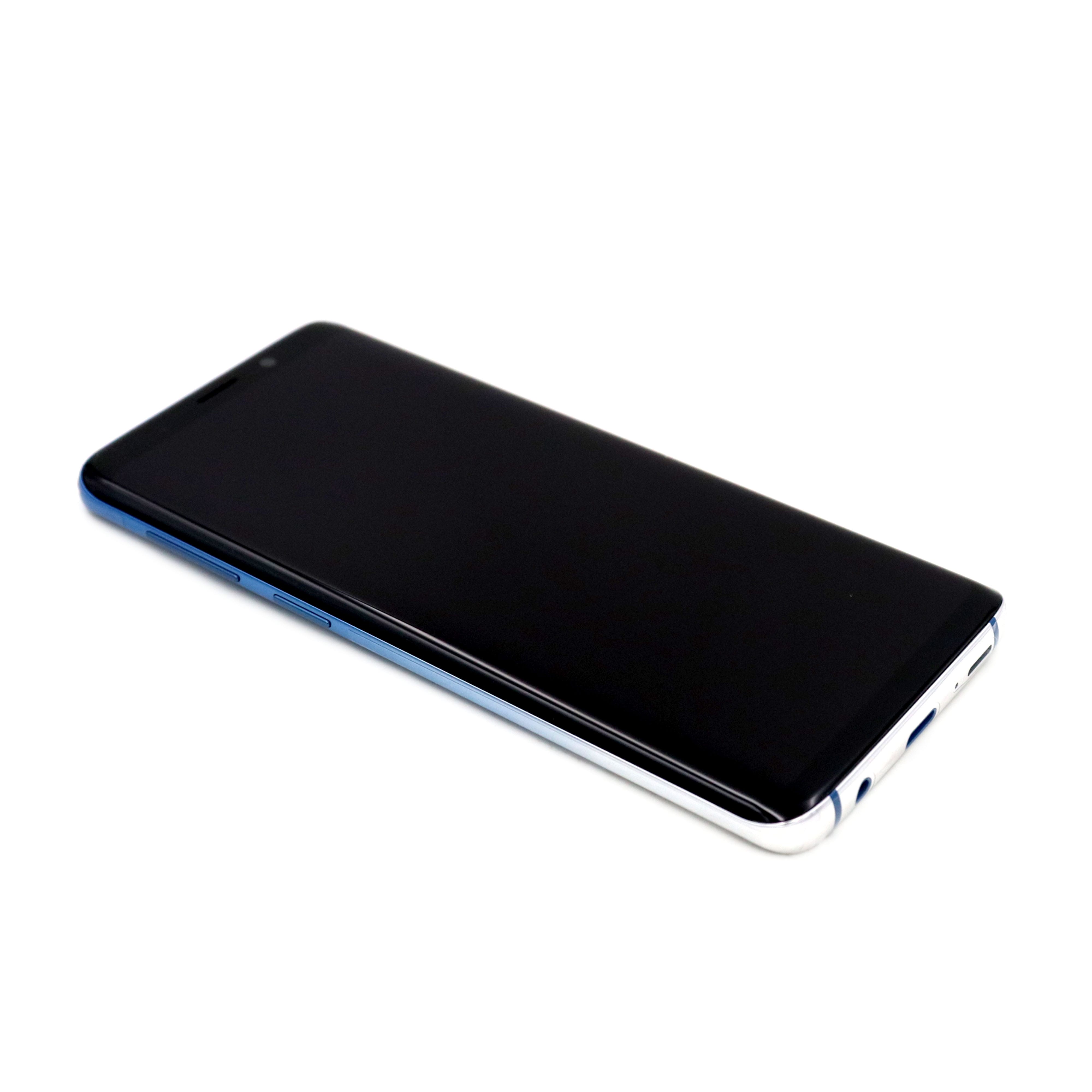 Display Complete with Housing For Samsung Galaxy S9 Light blue Service Pack