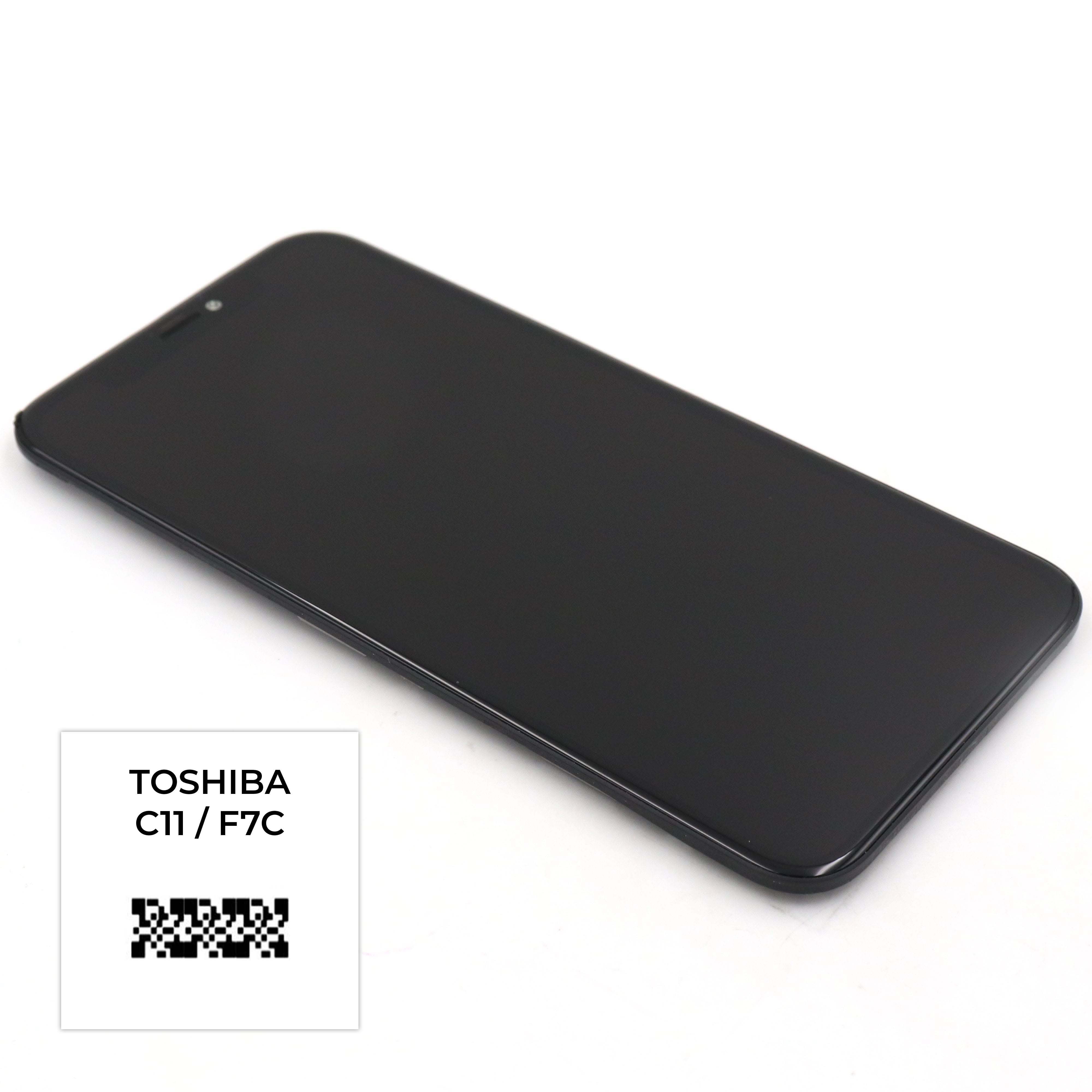 Display (Universal) (incl. Backplate) For iPhone Xr Black Pulled