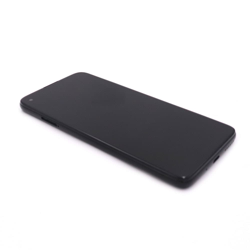 Display Complete with housing For Motorola Moto G8 Power Black Service Pack