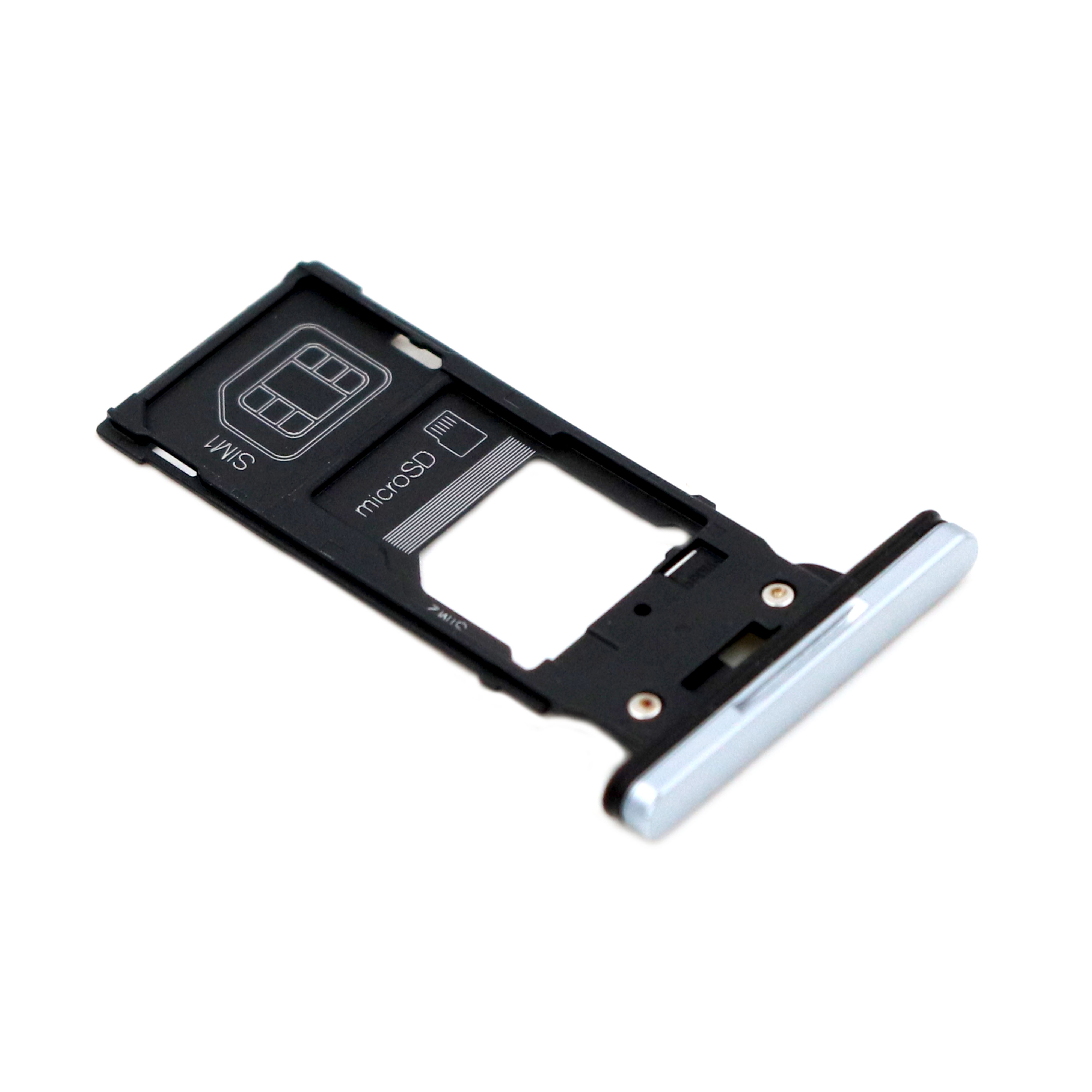 Nano Sim Card Tray For Sony Xperia XZ2 Premium Silver OEM-Equivalent