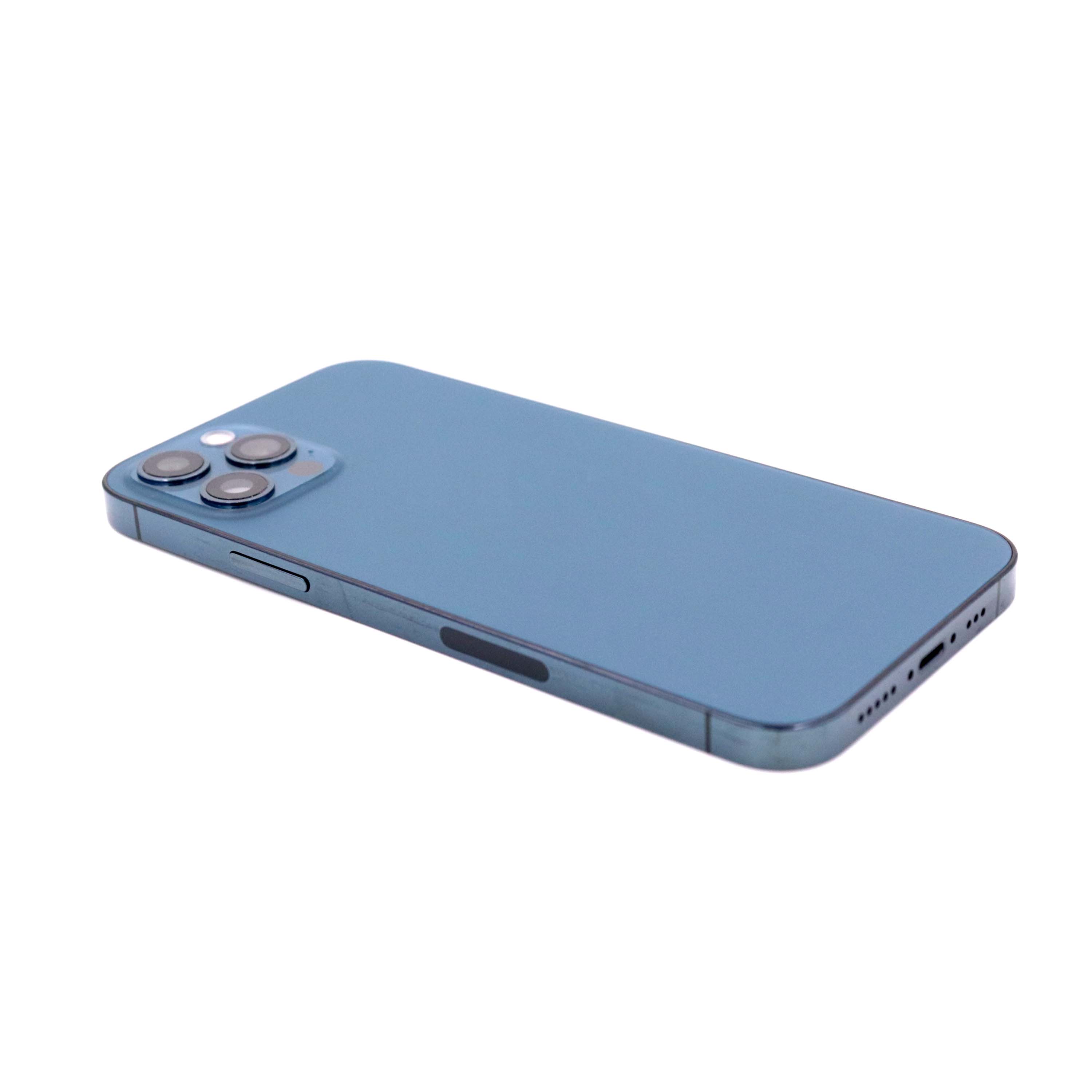 Rear Housing with small parts (US Version) For iPhone 12 Pro Blue Pulled