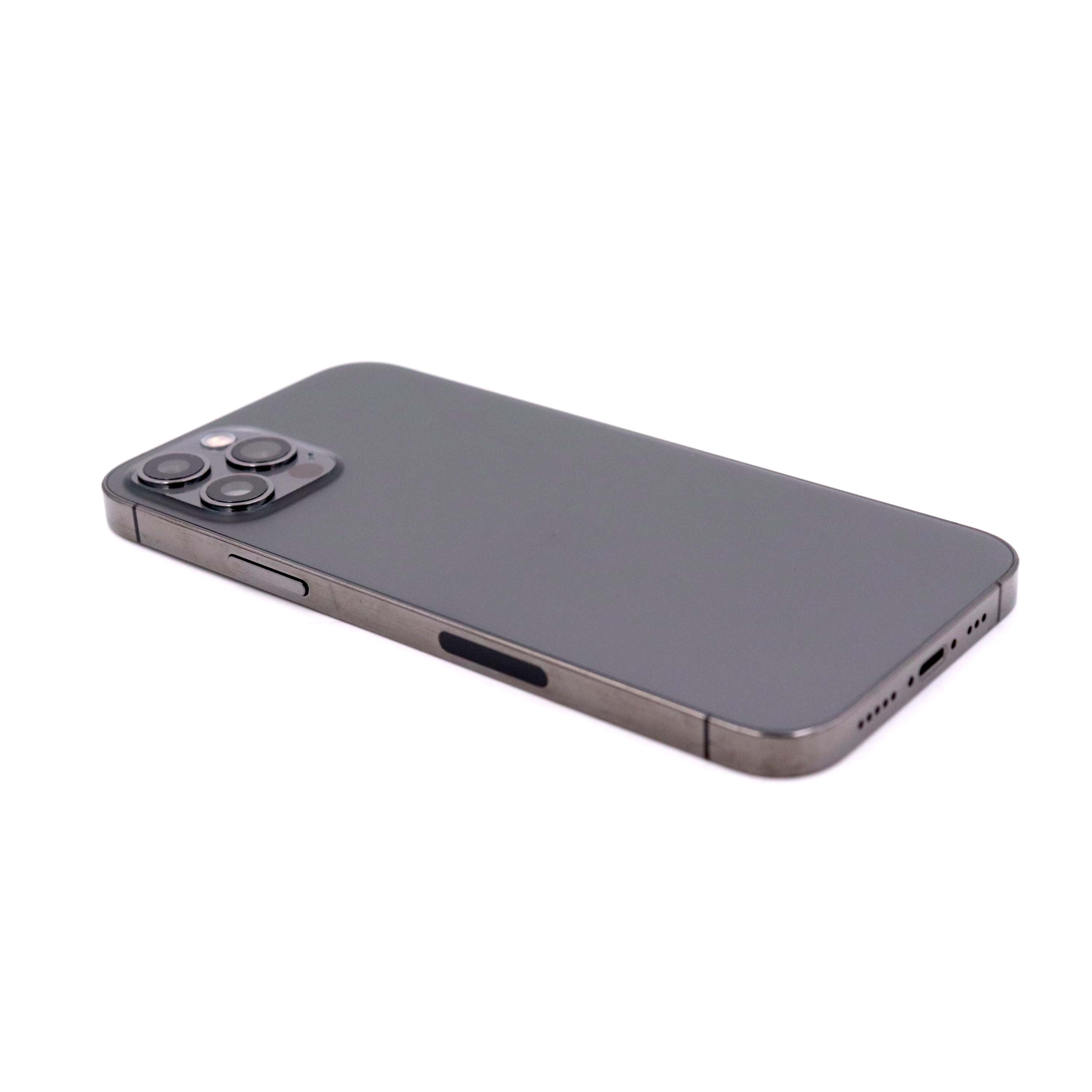 Rear Housing with small parts (US Version) For iPhone 12 Pro Black Pulled