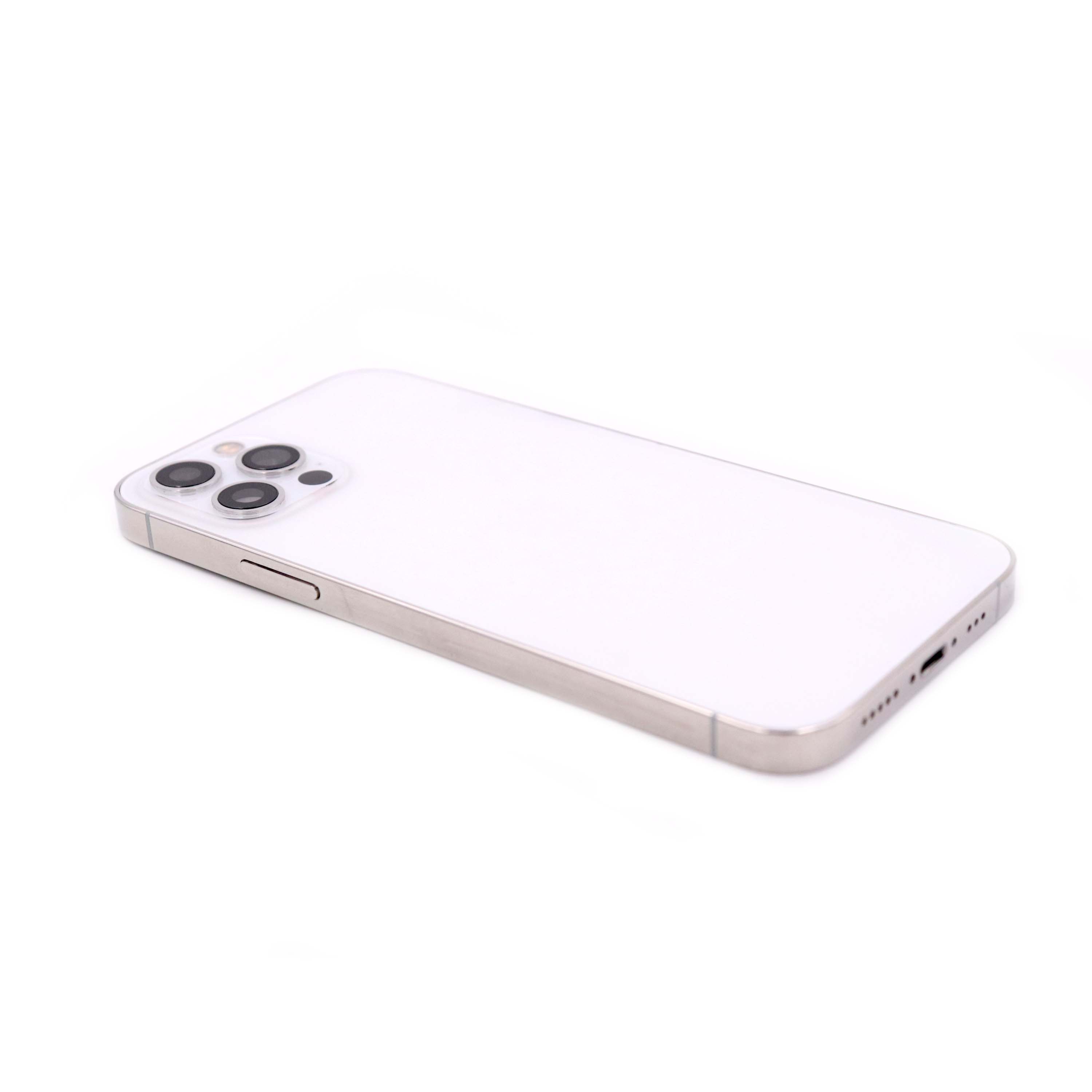 Rear Housing with small parts (US Version) For iPhone 12 Pro White Pulled