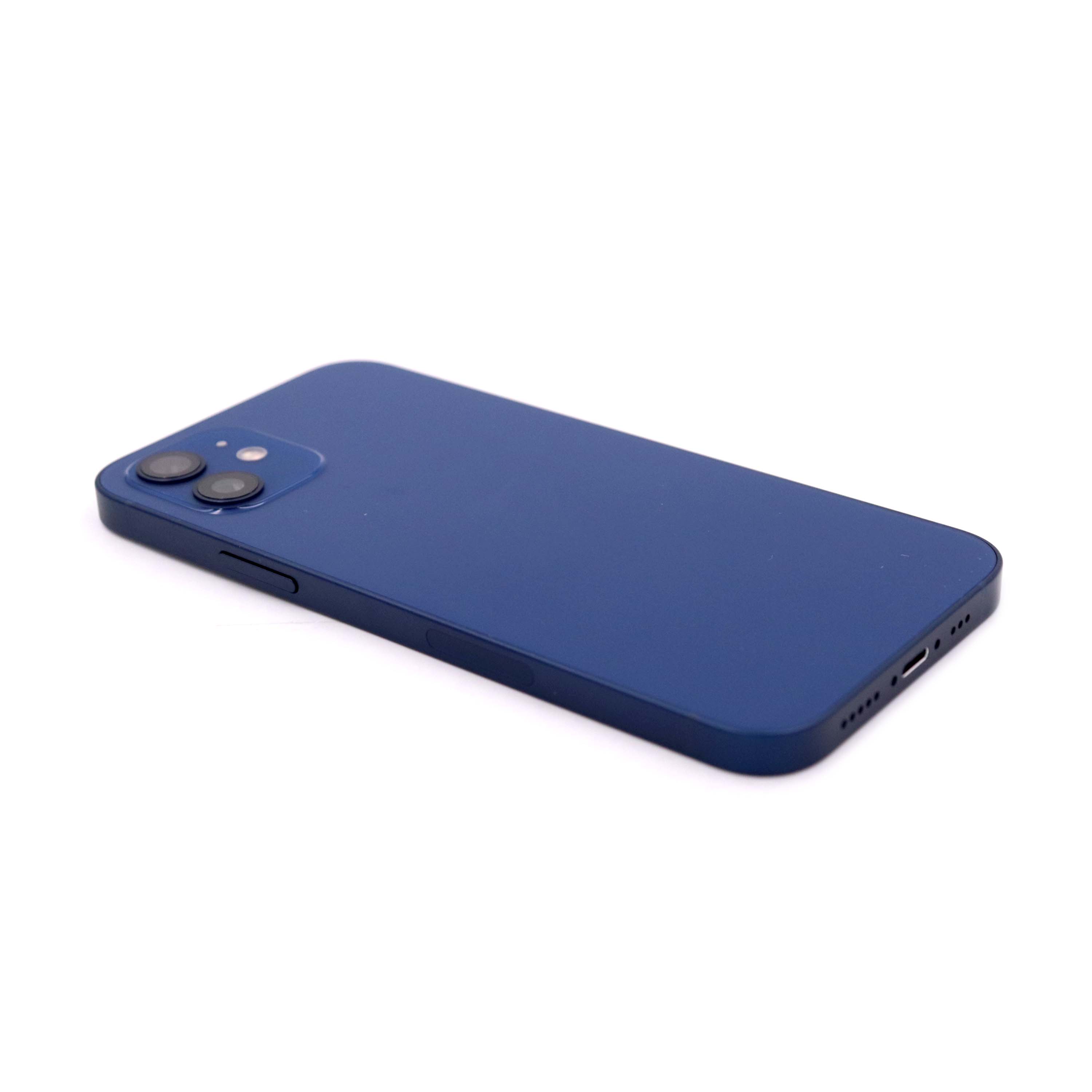 Rear Housing with small parts (US Version) For iPhone 12 Blue Pulled