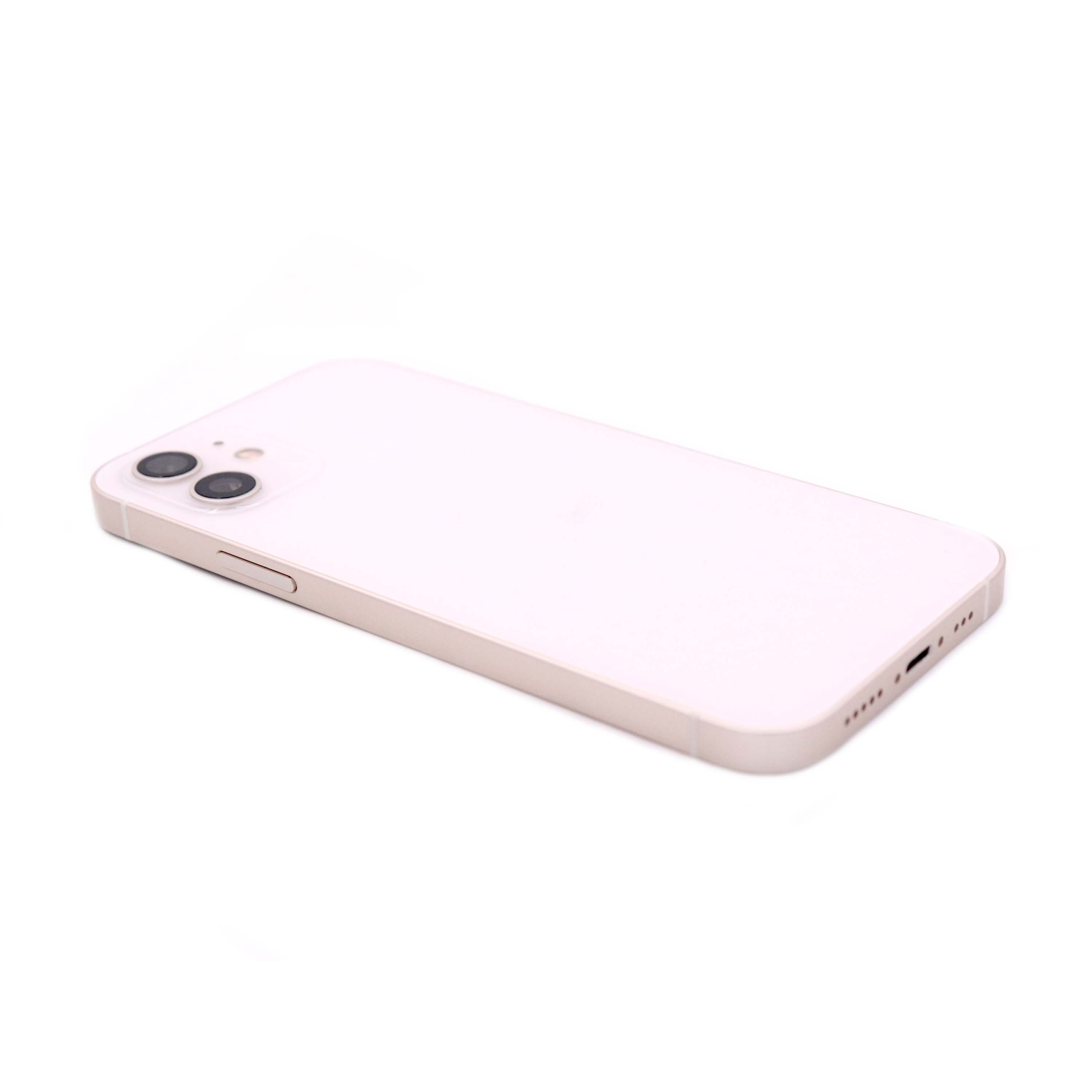 Rear Housing with small parts (US Version) For iPhone 12 White Pulled
