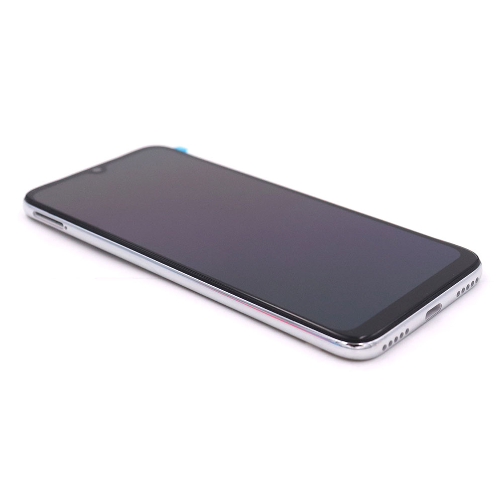 Display complete with housing For Xiaomi Mi 10 Lite / J9 White Service Pack