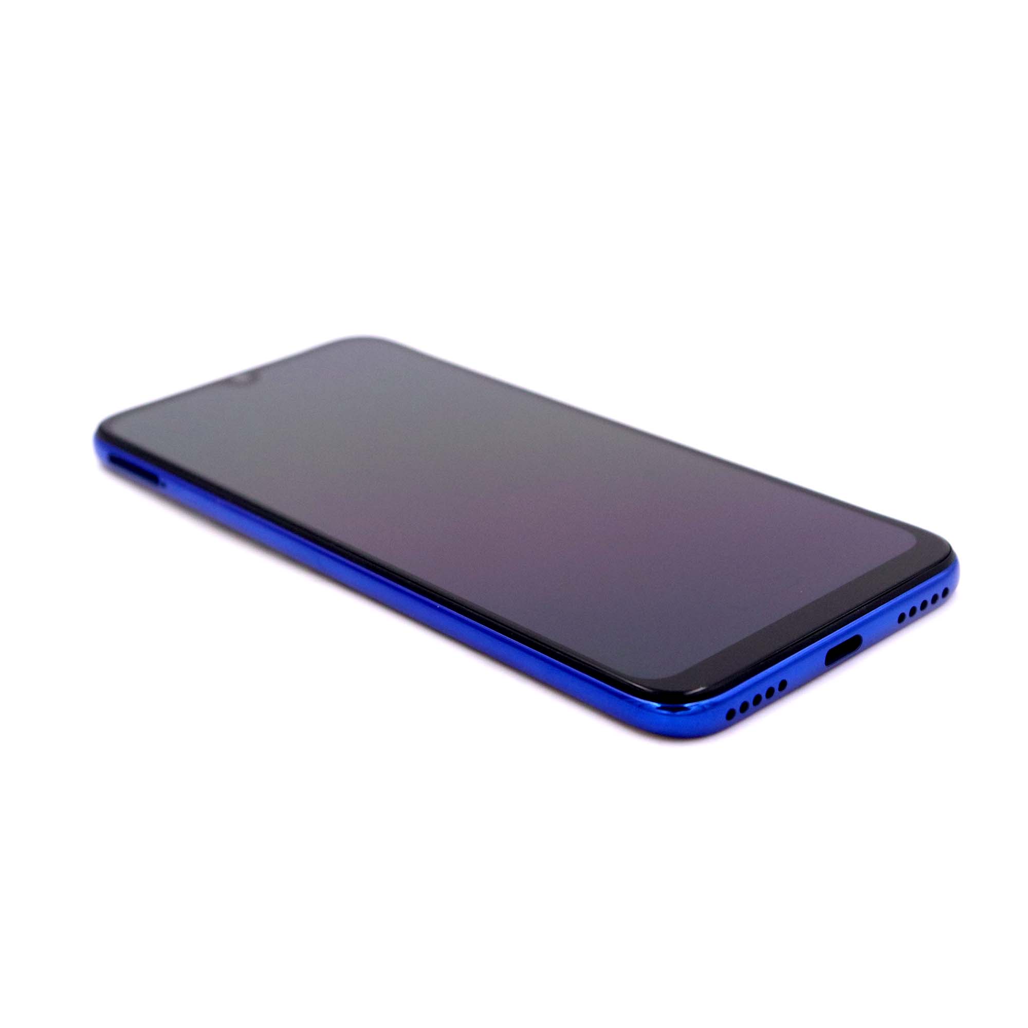 Display complete with housing For Xiaomi Mi A3 Blue Service Pack
