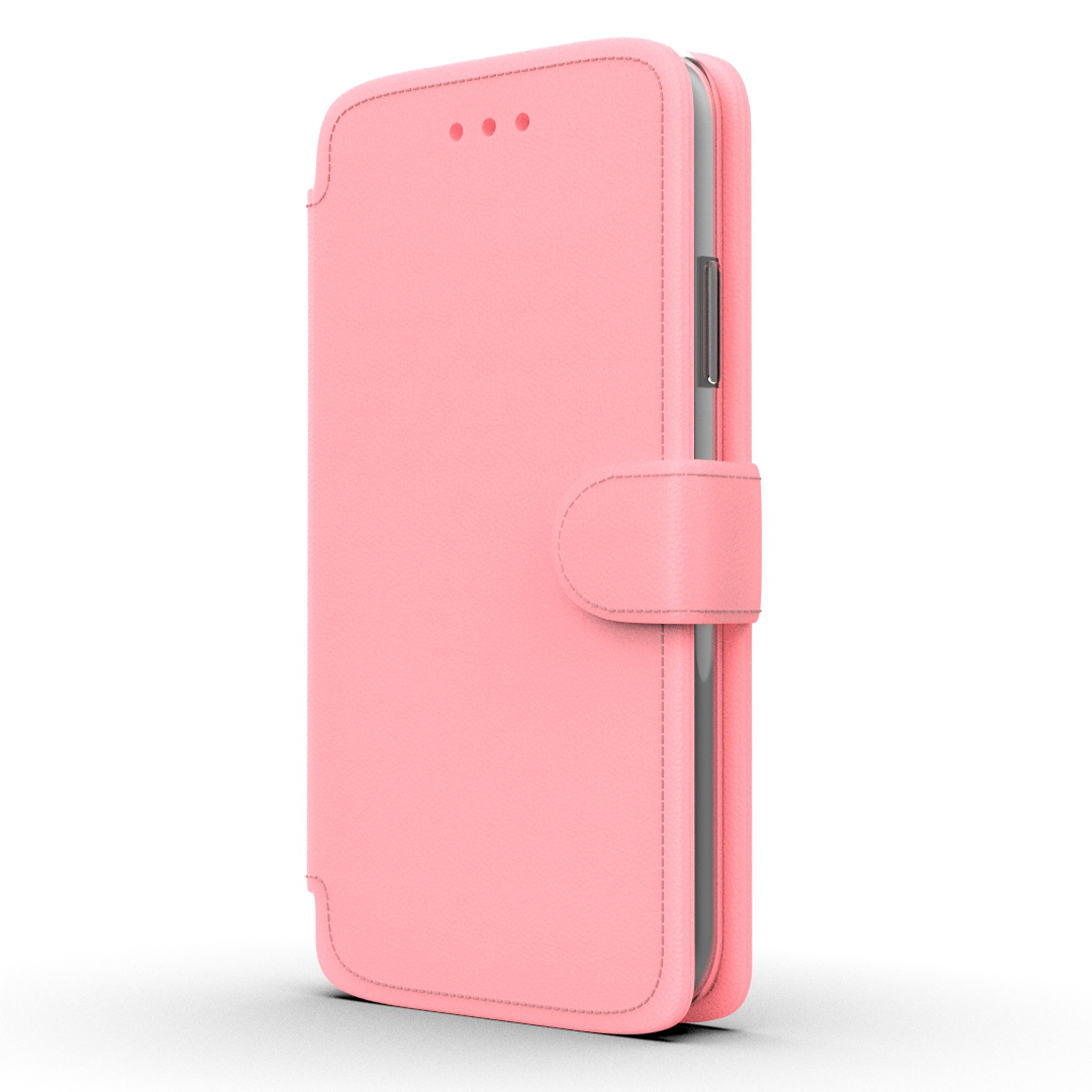 NOVANL BookMate Case For iPhone XR Pink