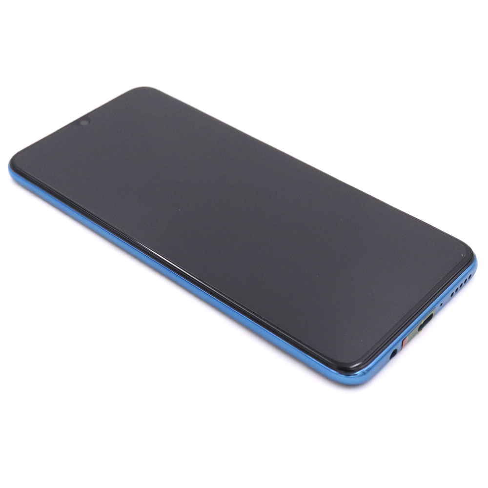 Display with Housing and battery For Huawei P30 Lite New Edition (24MP) (MAR-LX1M) Blue Service Pack
