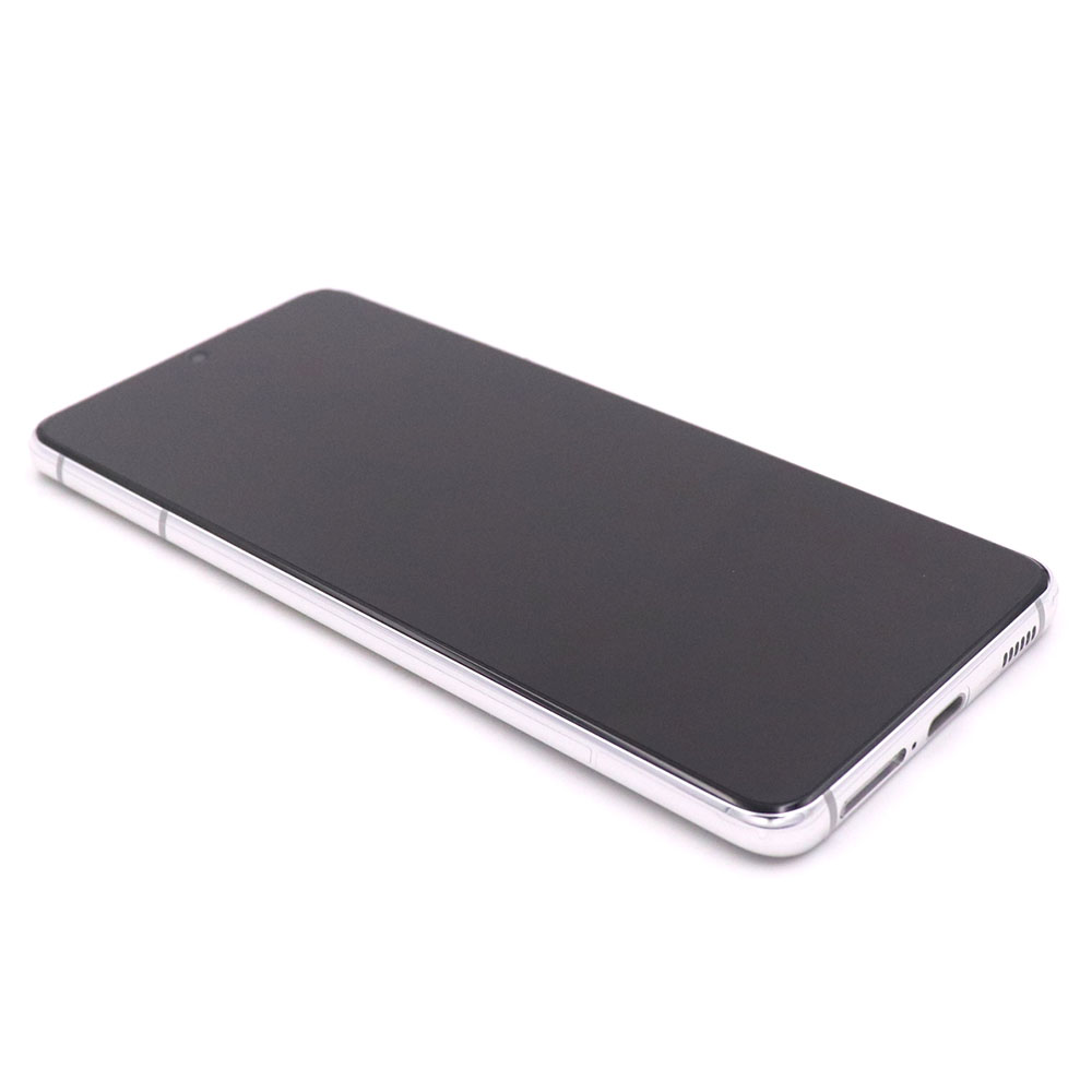 Display complete with housing (incl. cam) For Samsung Galaxy S21 White Service Pack