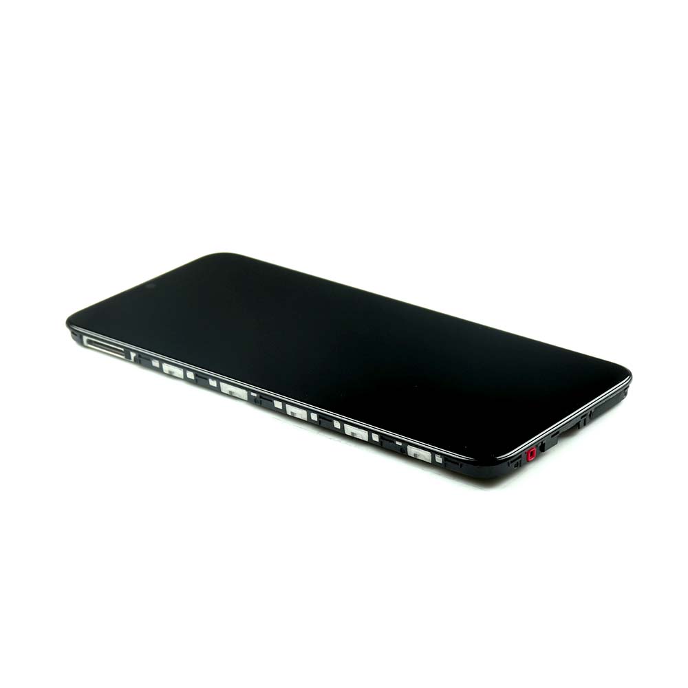 Display complete with housing For Motorola Moto E20 Black Service Pack