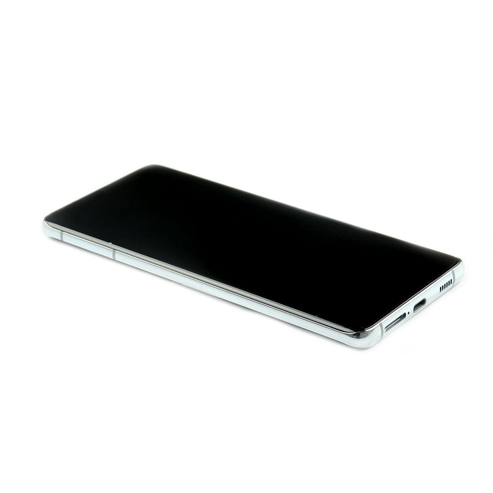 Display (without Camera) Complete with Housing For Samsung Galaxy S21 Ultra 5G Silver Service Pack