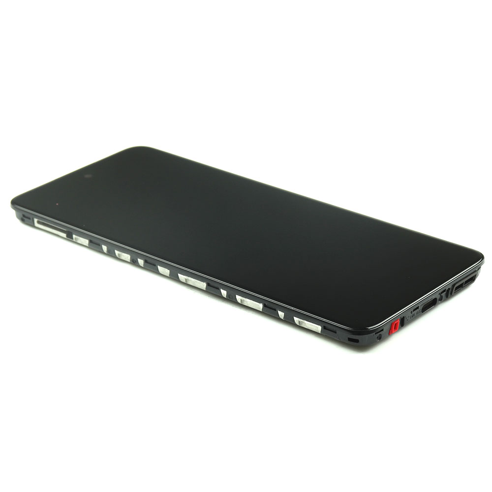 Display with Housing For Motorola Moto G60s Black Service Pack