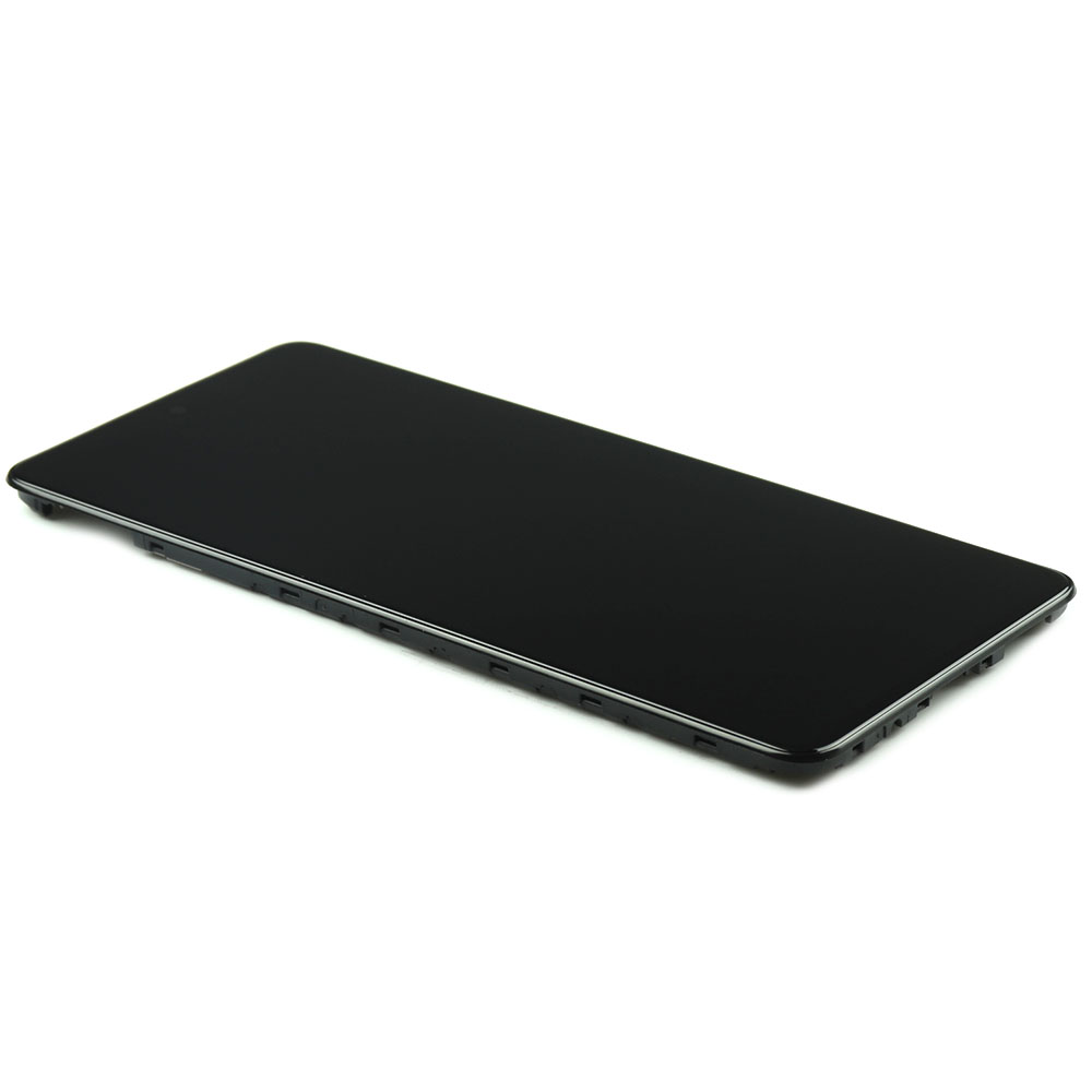 Display Complete with Housing For Samsung Galaxy M52 5G Black Service Pack