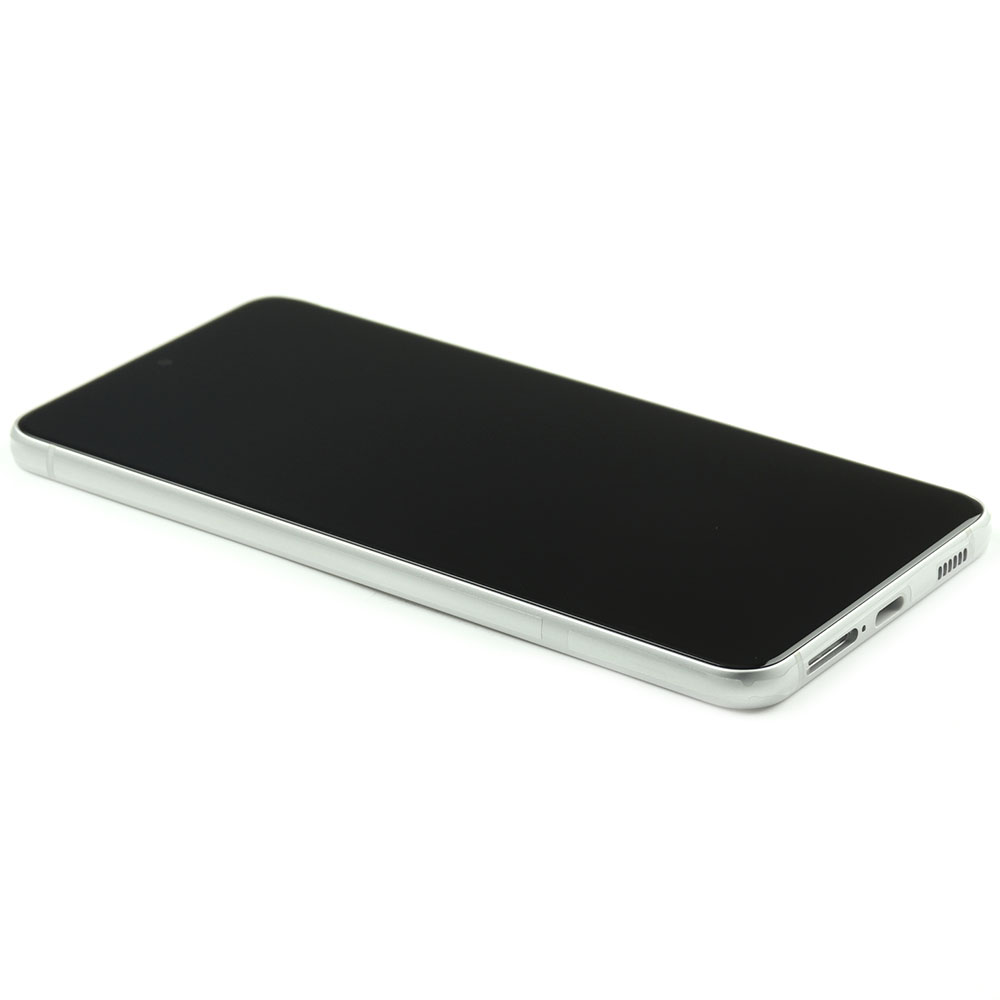 Display Complete with Housing For Samsung Galaxy S21 FE 5G White Service Pack