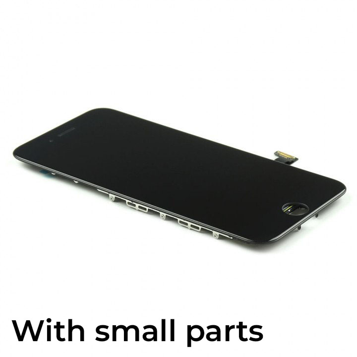 Display complete with small parts For iPhone 8 Black Refurbished