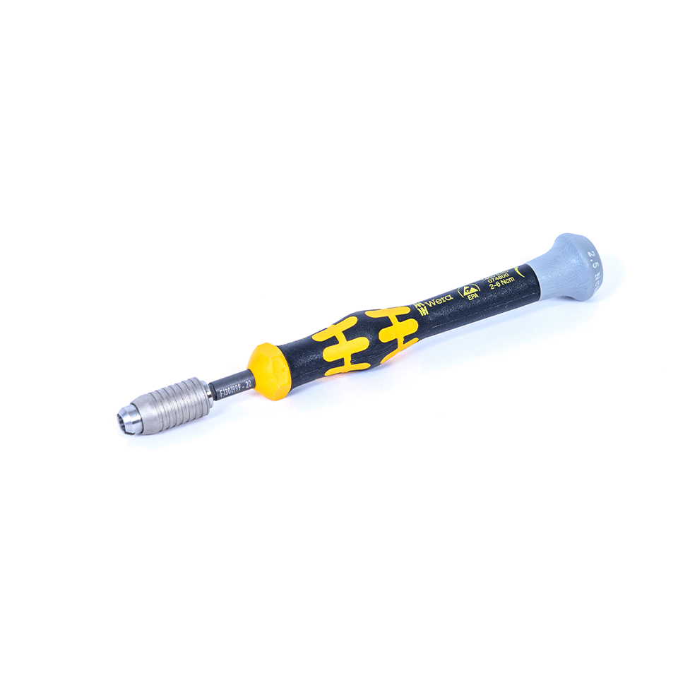 1460 Kraftform Micro ESD torque screwdriver (0.025 Nm) pre-set for Phillips screws