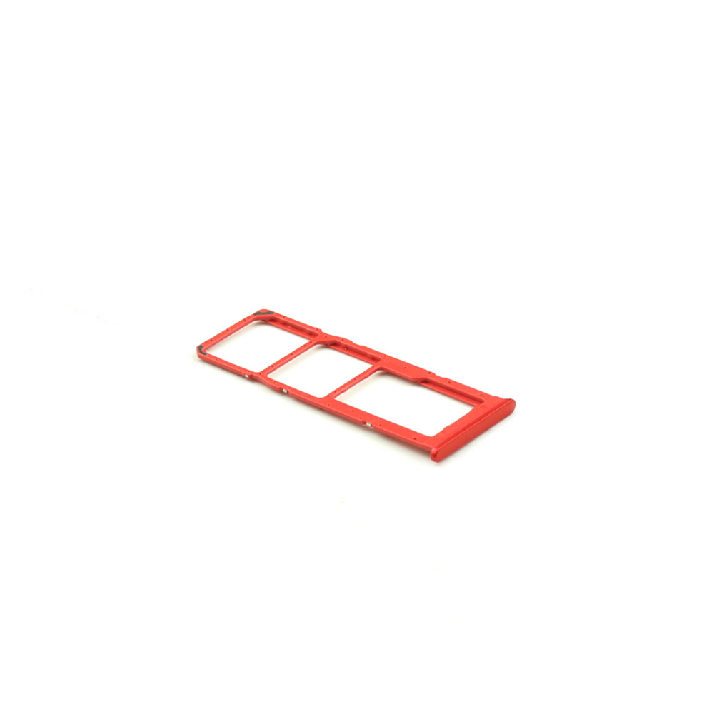 Sim Holder For Samsung Galaxy A12 (A125F) Red OEM-Equivalent