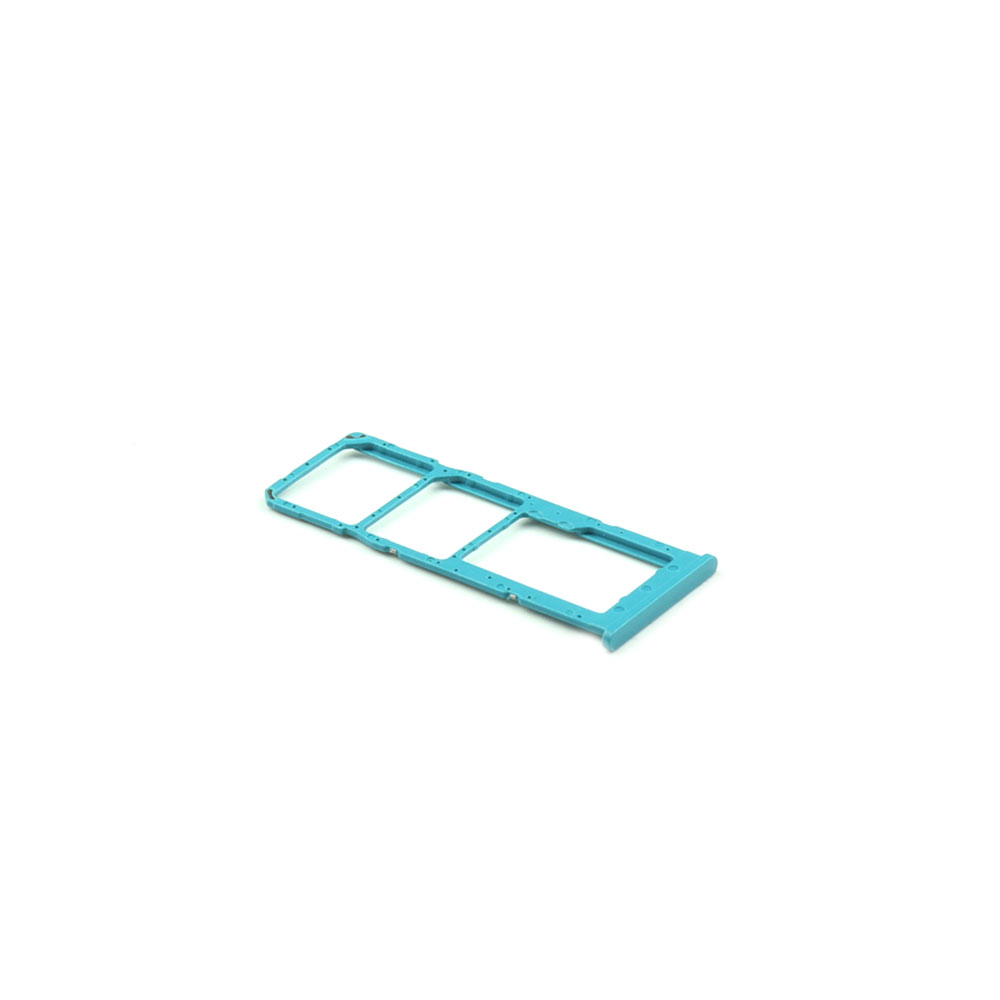 Sim Holder For Samsung Galaxy A12 (A125F) Blue OEM-Equivalent